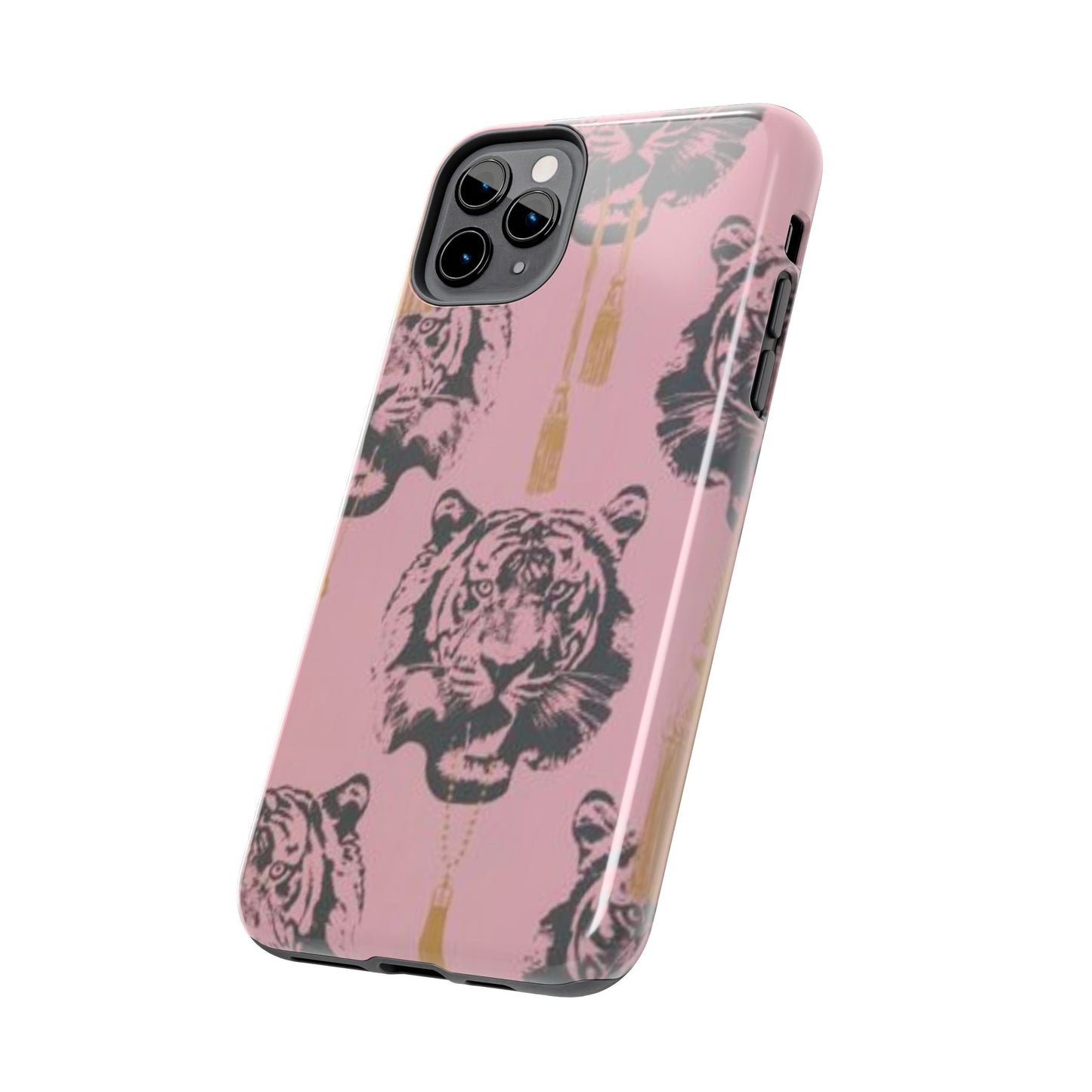 Pink Tiger Print Fashion Phone Case