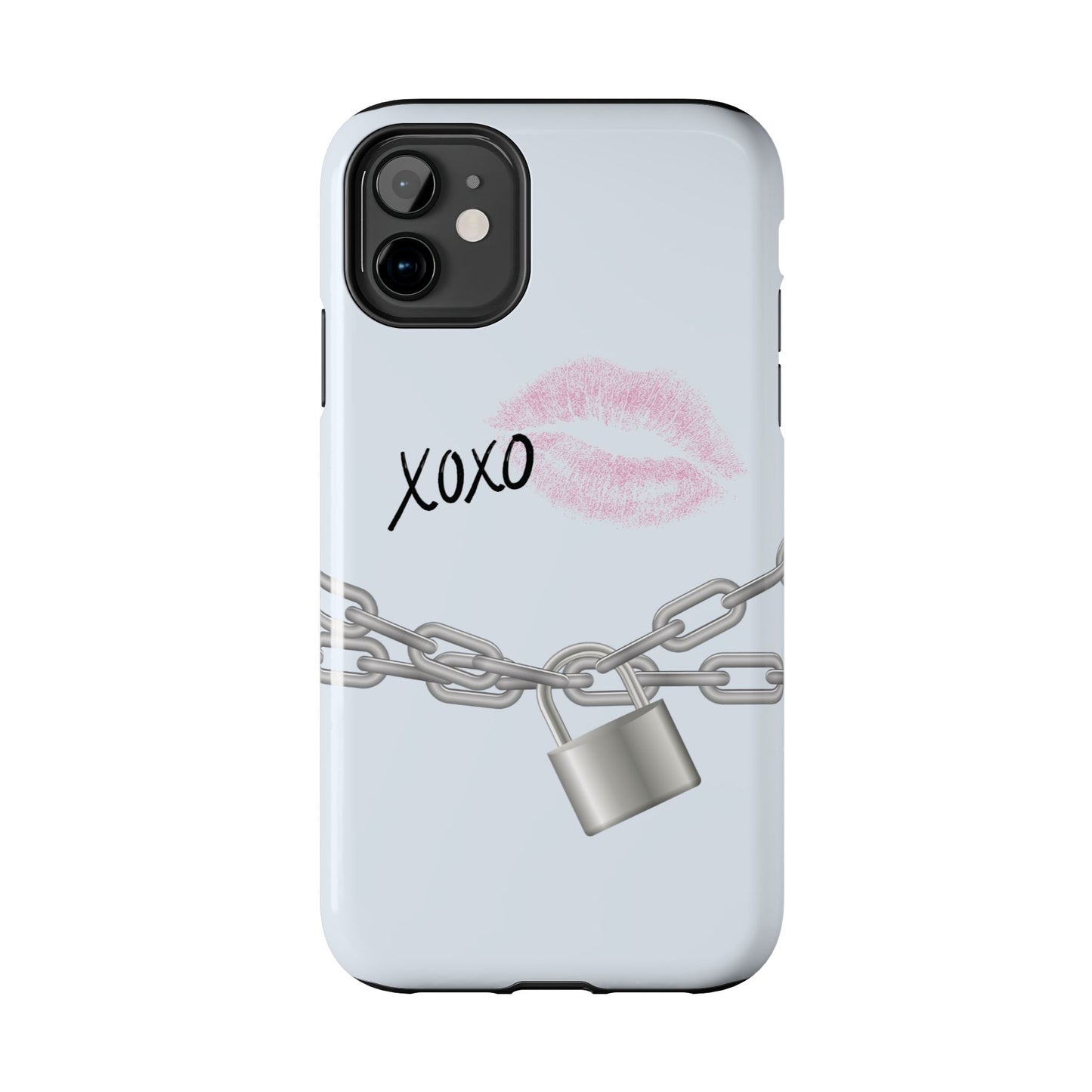 XOXO Love Lock Phone Case - Aesthetic Y2K Girly Style