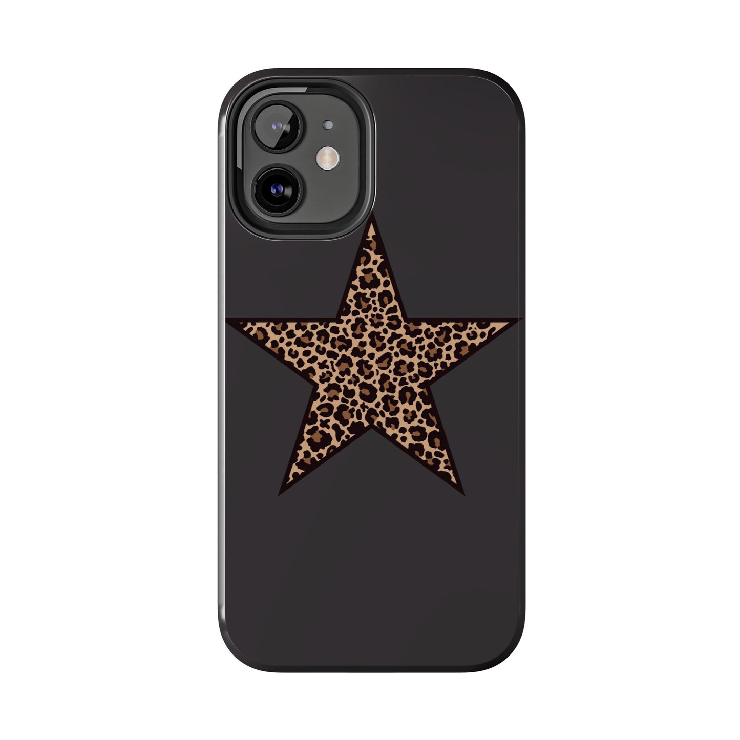 Cheetah Print Star Scandi Style Phone Case