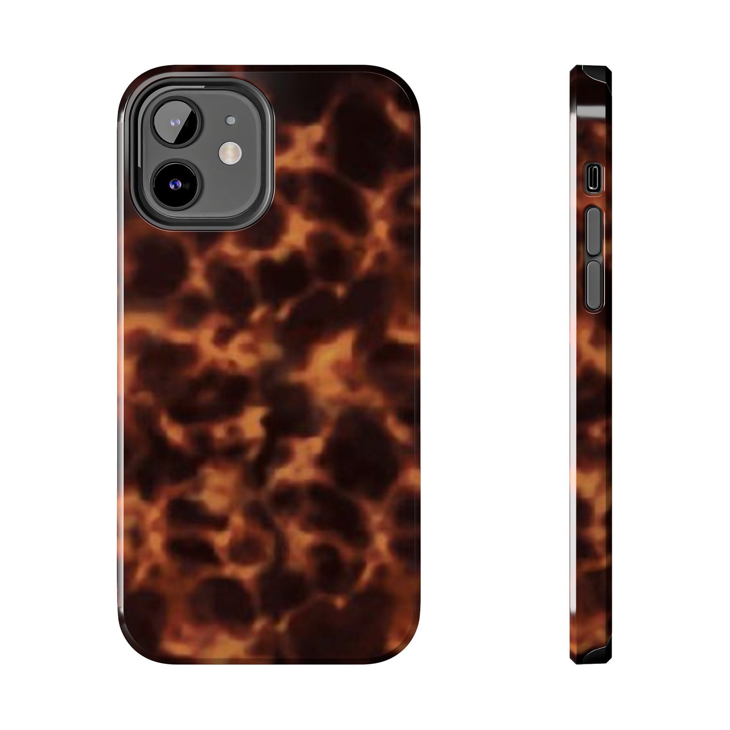 Tortoise Shell Glossy Phone Case,  Cool Girl Aesthetic