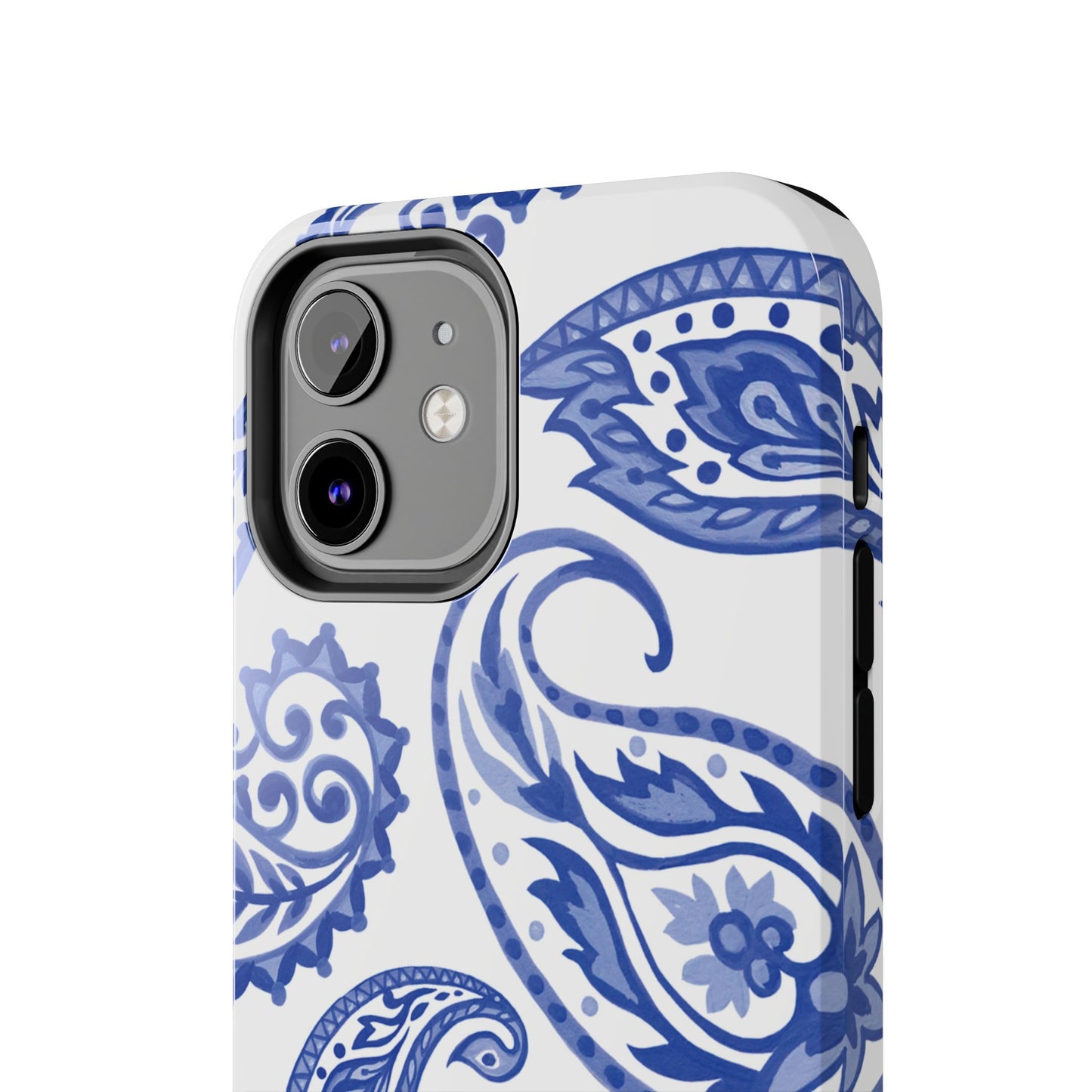Paisley Blue and White phone case