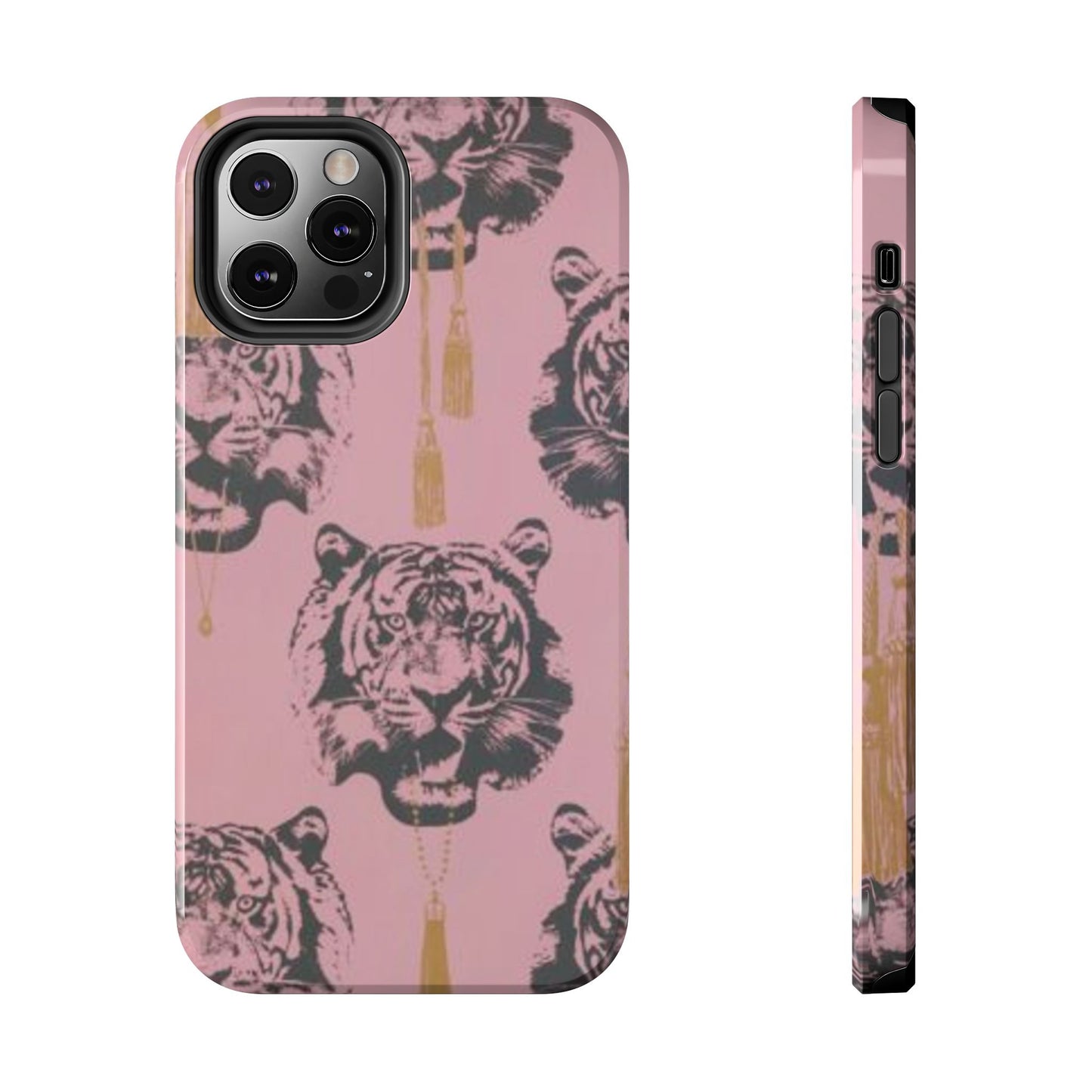 Pink Tiger Print Fashion Phone Case