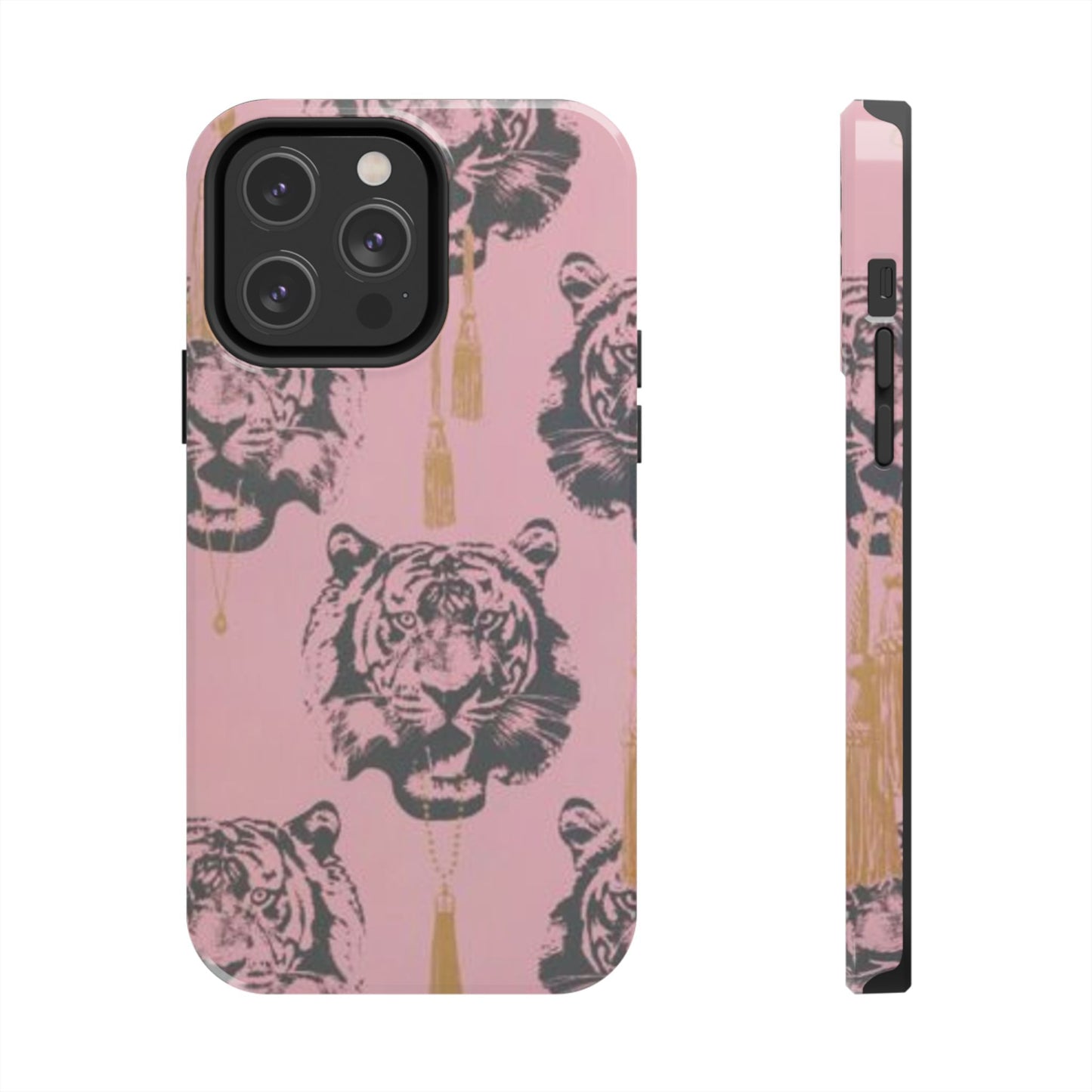 Pink Tiger Print Fashion Phone Case