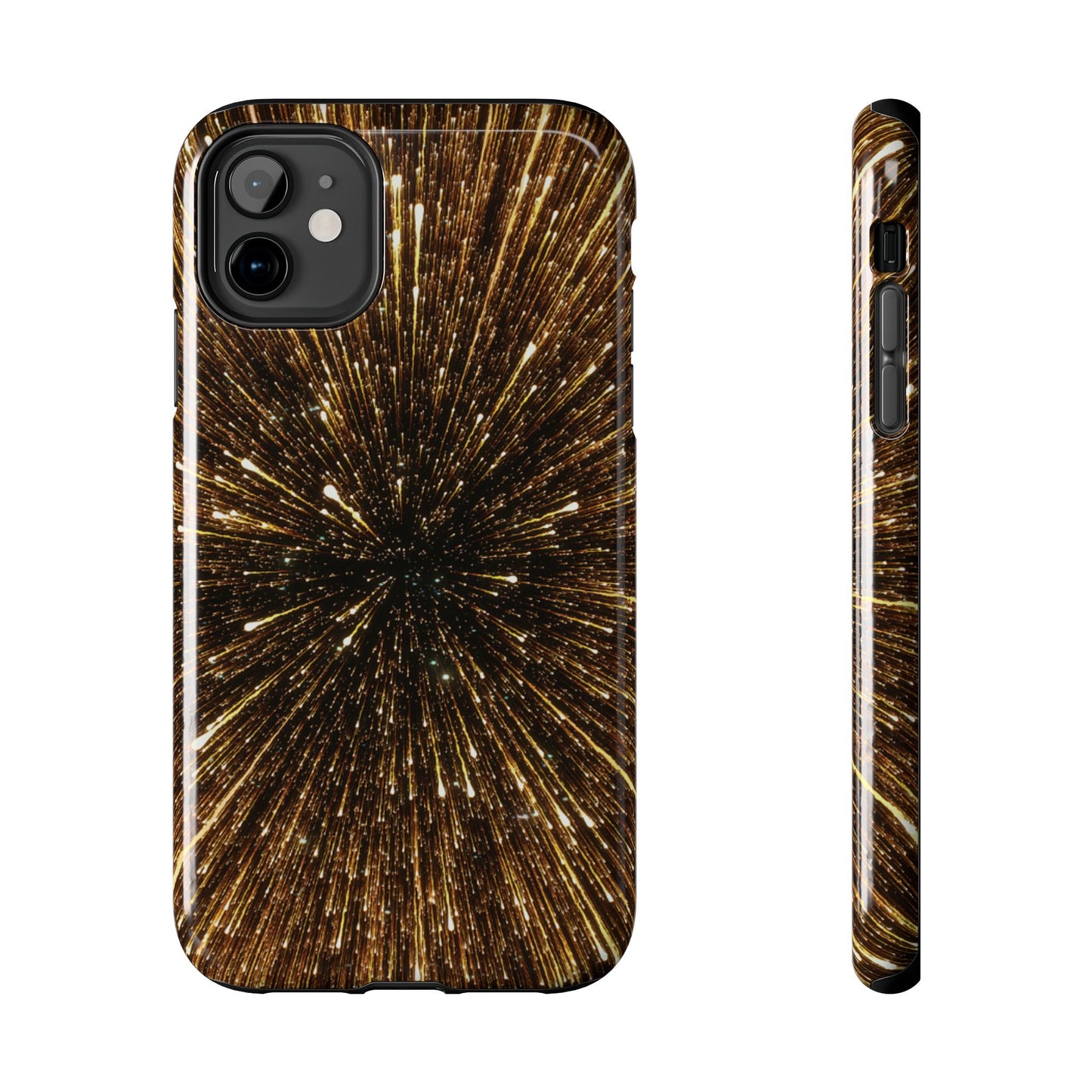 Star Burst Gold Galaxy Phone Case