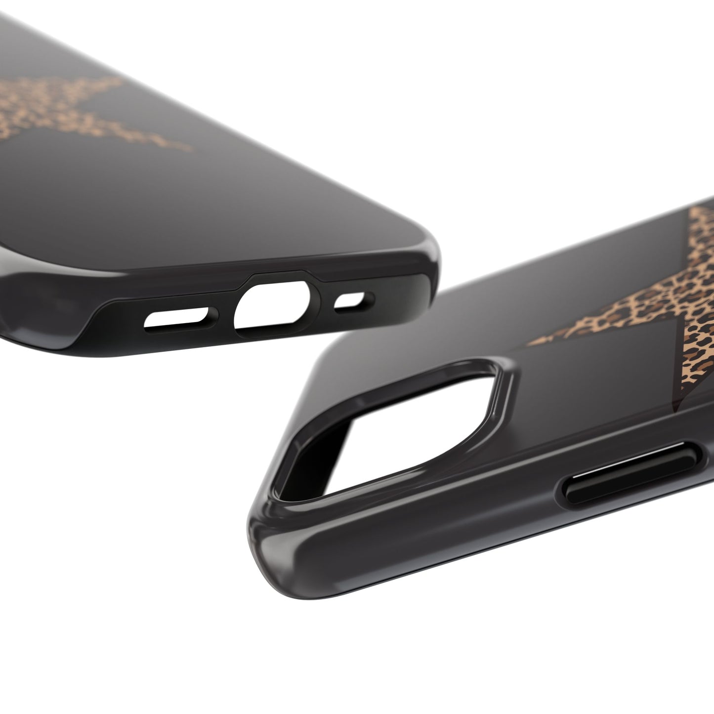 Cheetah Print Star Scandi Style Phone Case