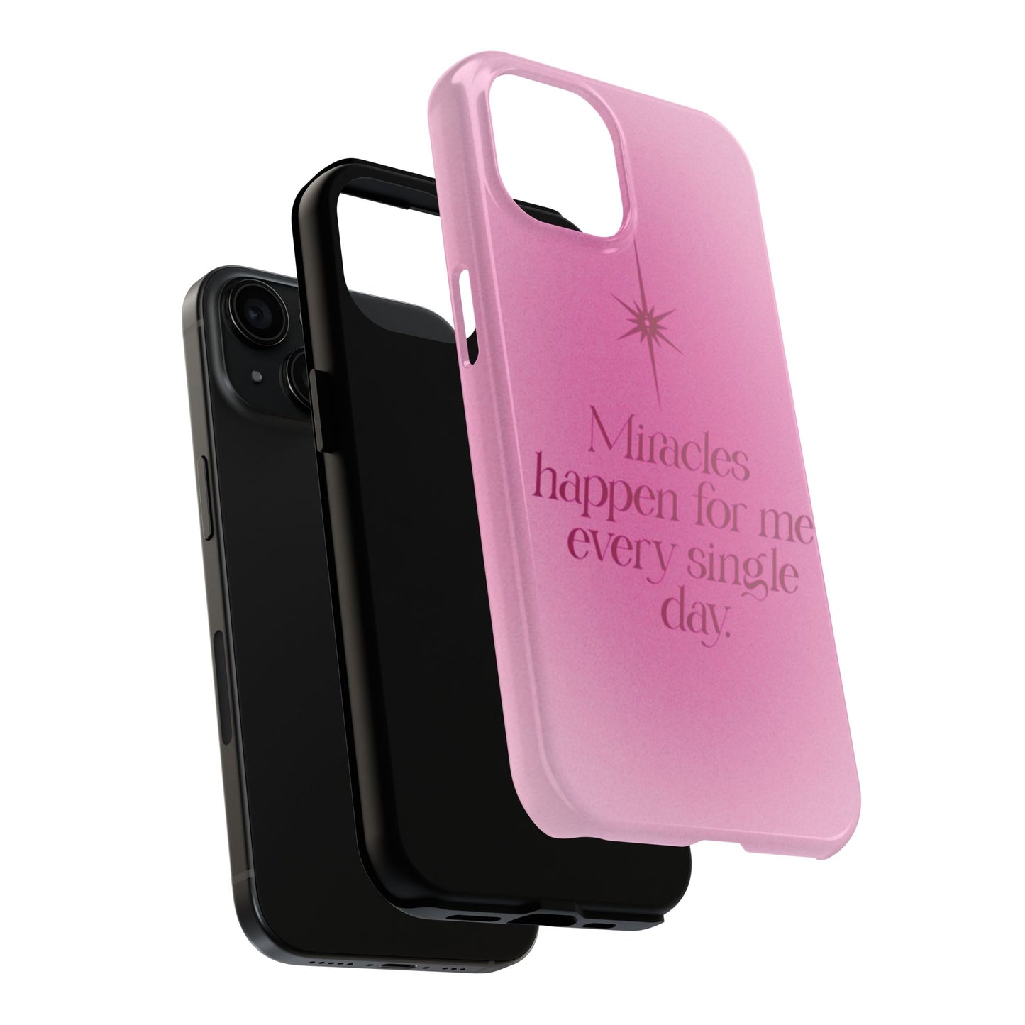 Miracles Happen Affirmation Phone Case