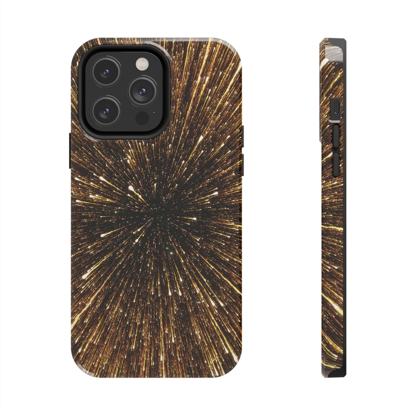 Star Burst Gold Galaxy Phone Case