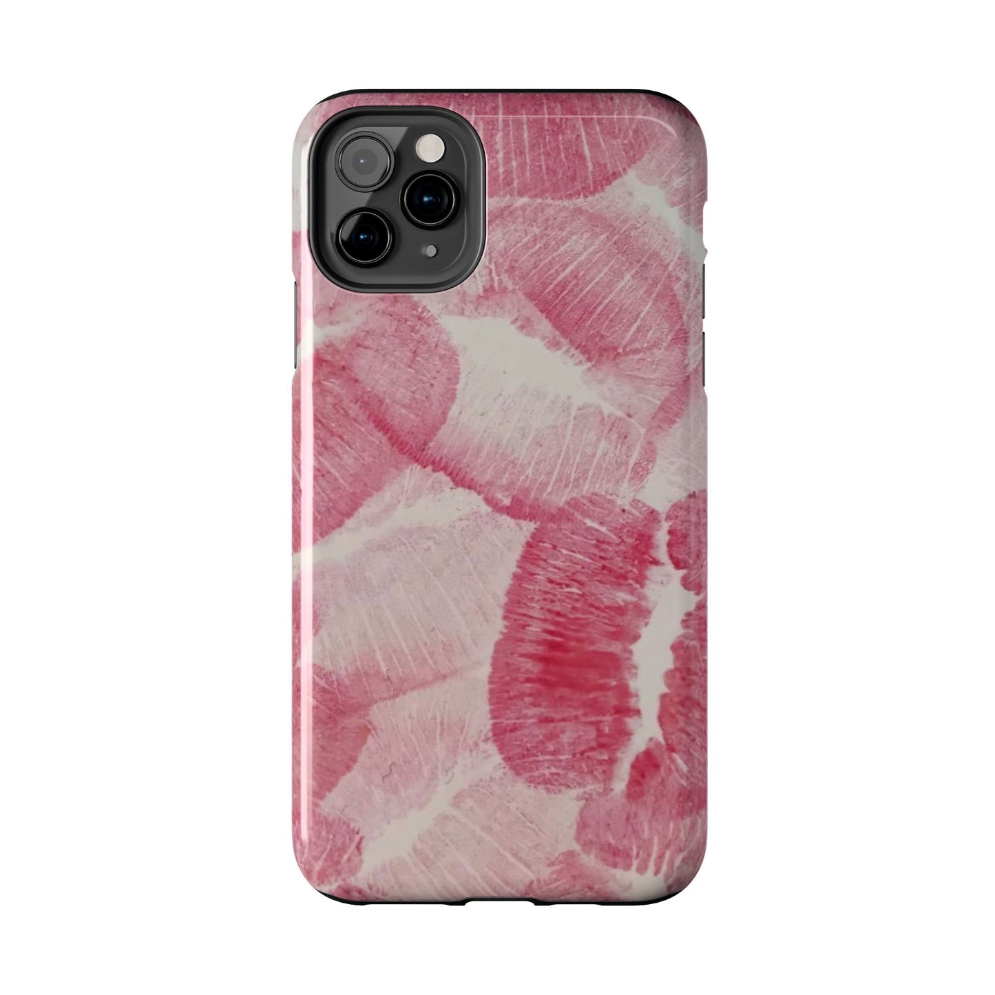 Pink Kiss Lipstick Fashion Aesthetic Glossy Phone Case