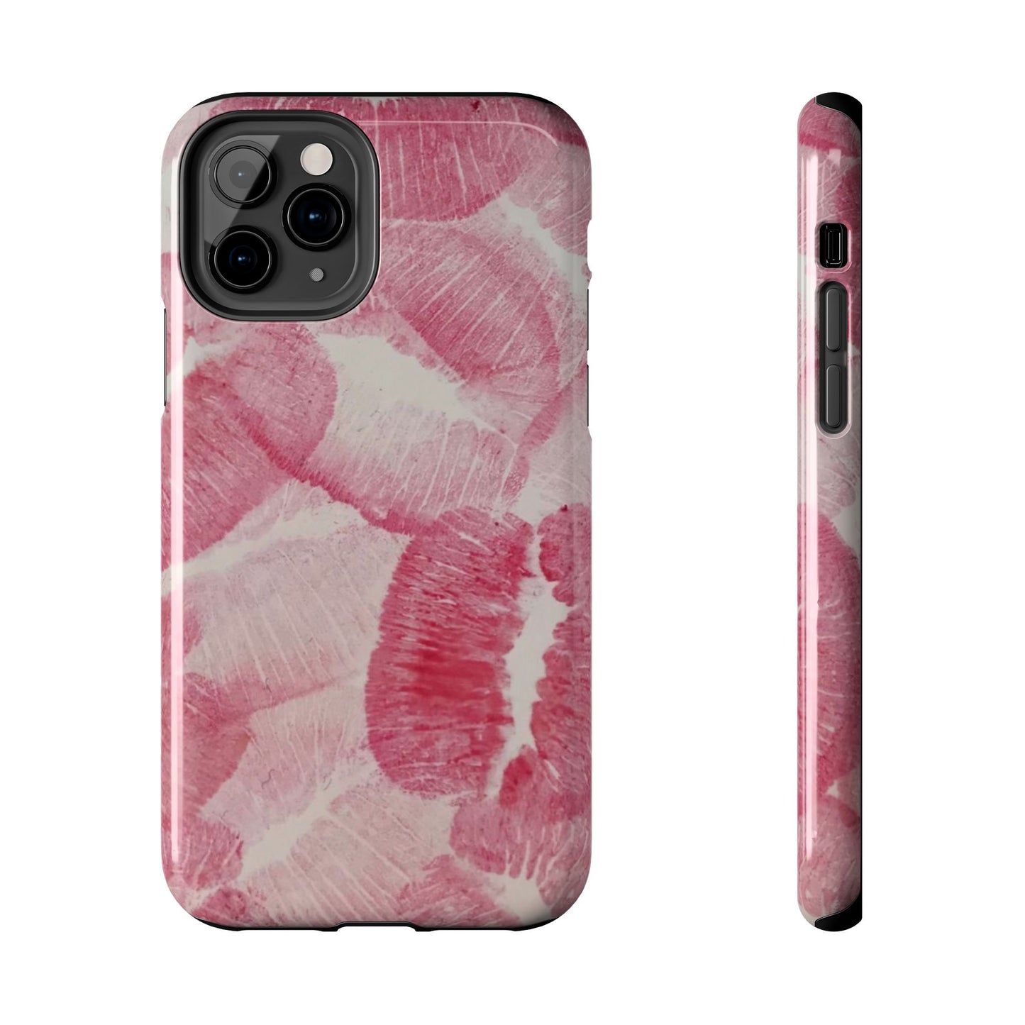 Pink Kiss Lipstick Fashion Aesthetic Glossy Phone Case