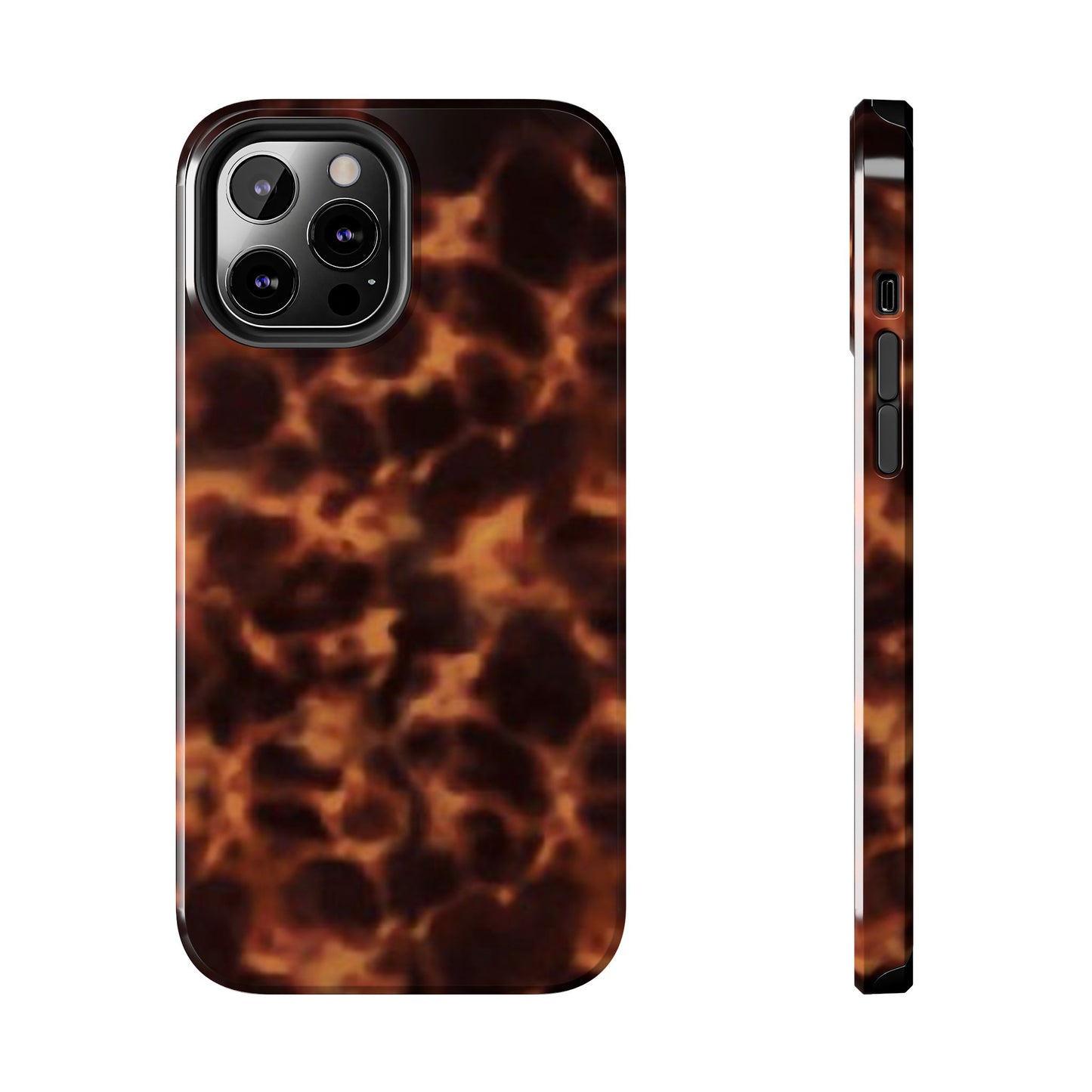 Tortoise Shell Glossy Phone Case,  Cool Girl Aesthetic
