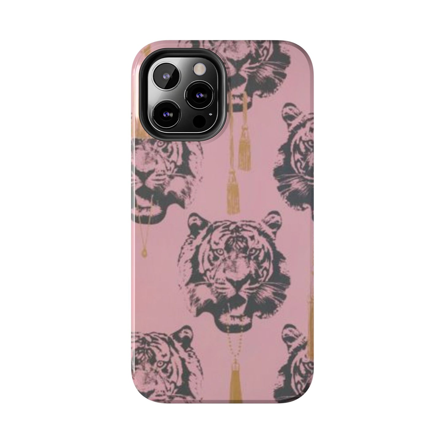 Pink Tiger Print Fashion Phone Case
