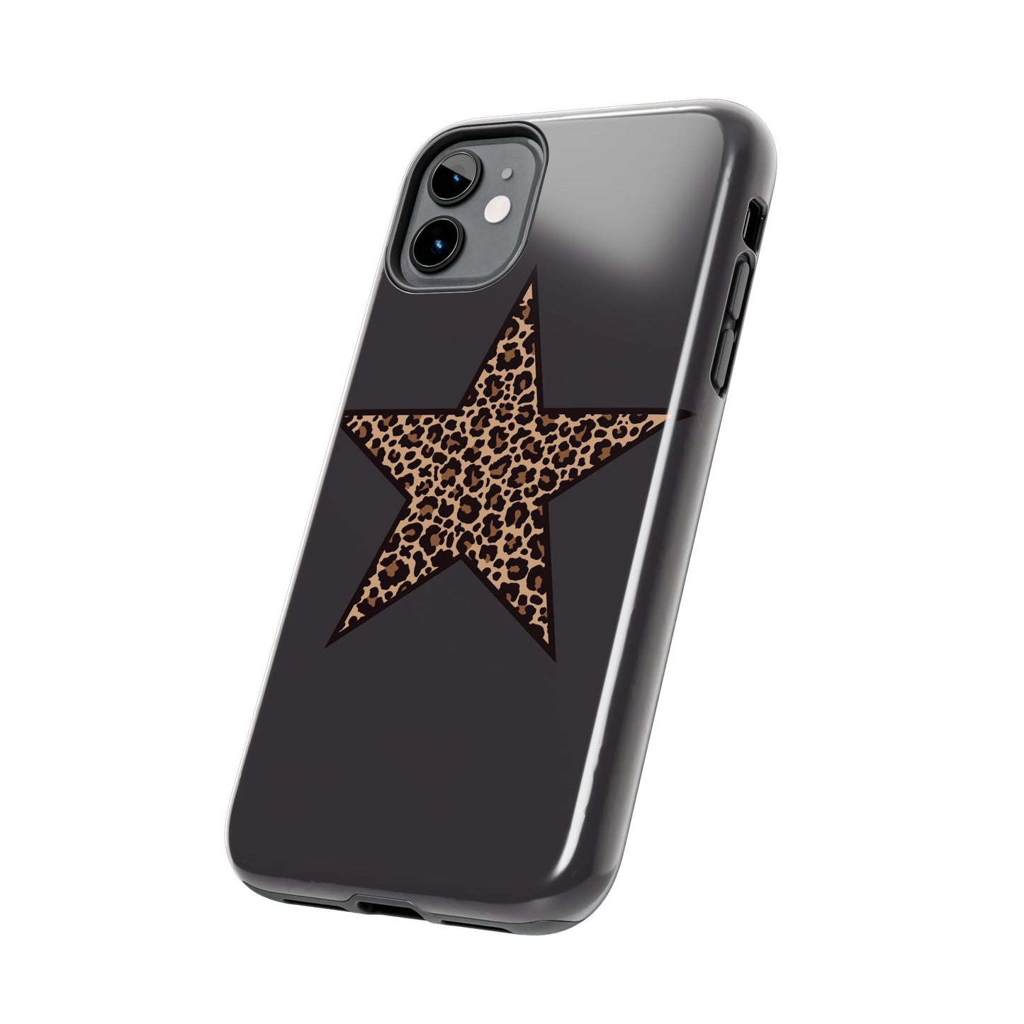 Cheetah Print Star Scandi Style Phone Case