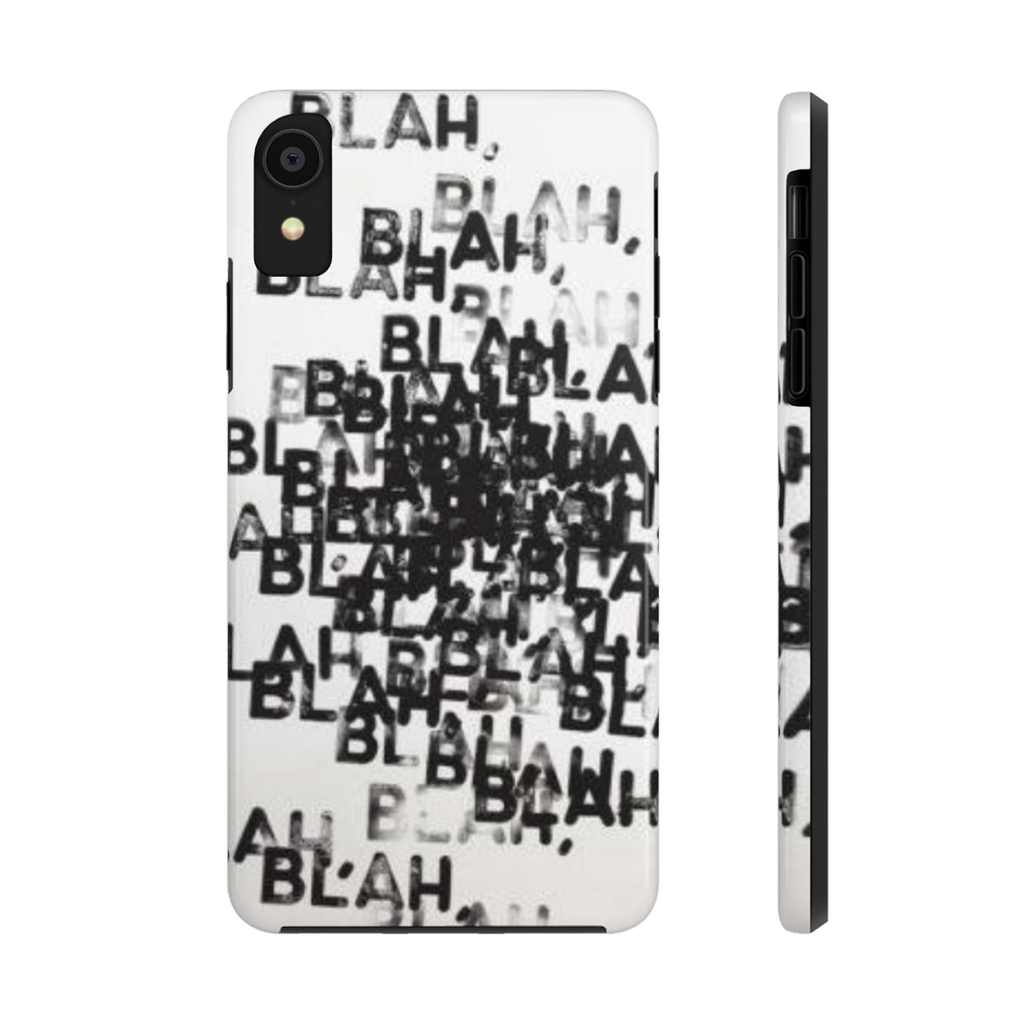 Blah Blah Blah Print Phone Case