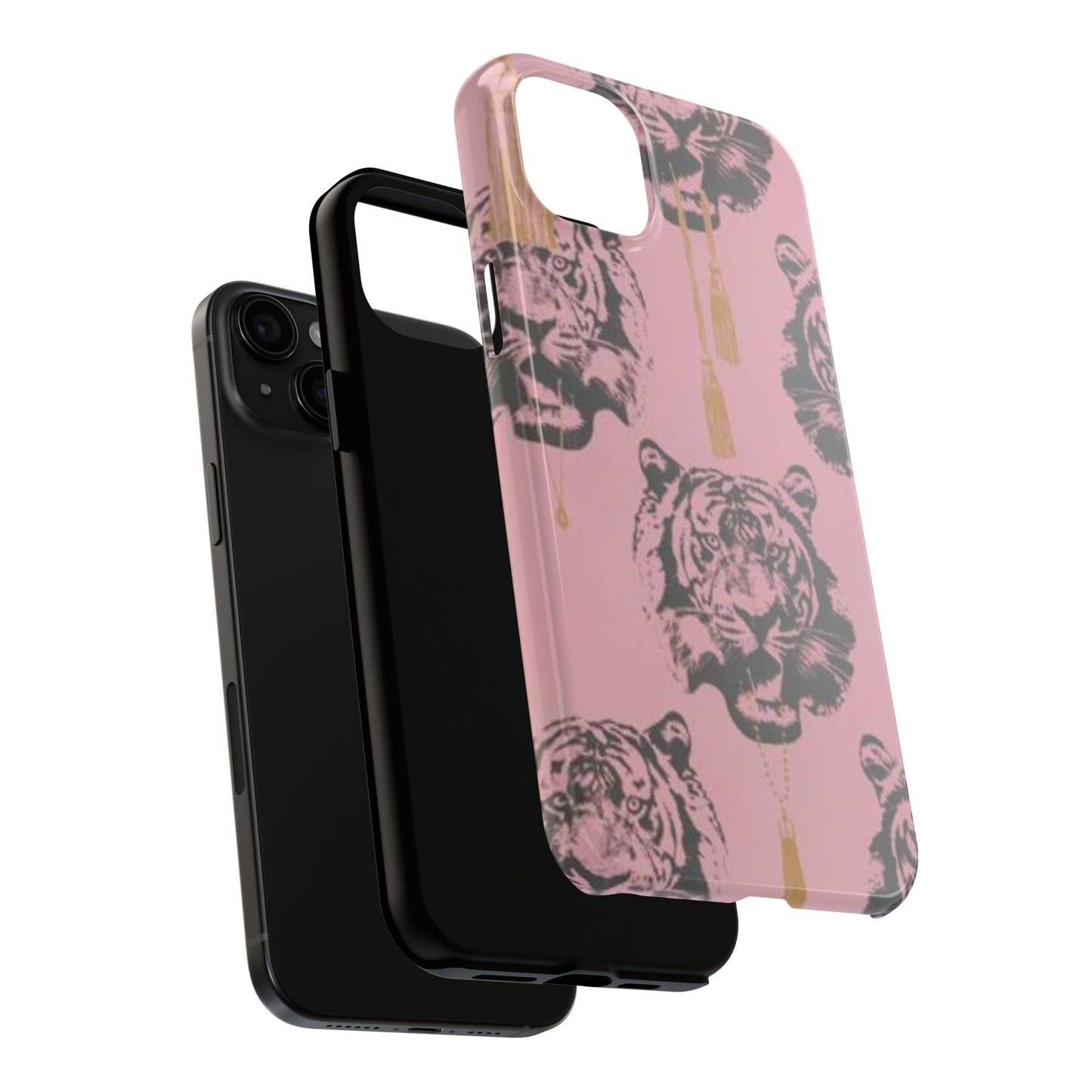 Pink Tiger Print Fashion Phone Case
