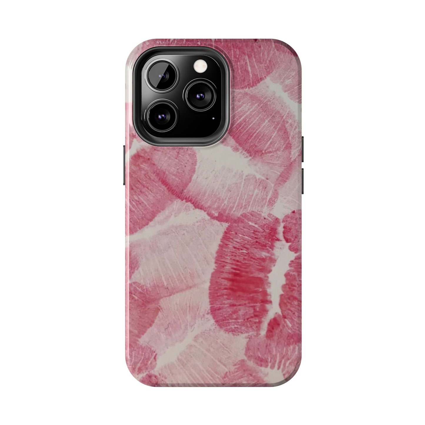 Pink Kiss Lipstick Fashion Aesthetic Glossy Phone Case