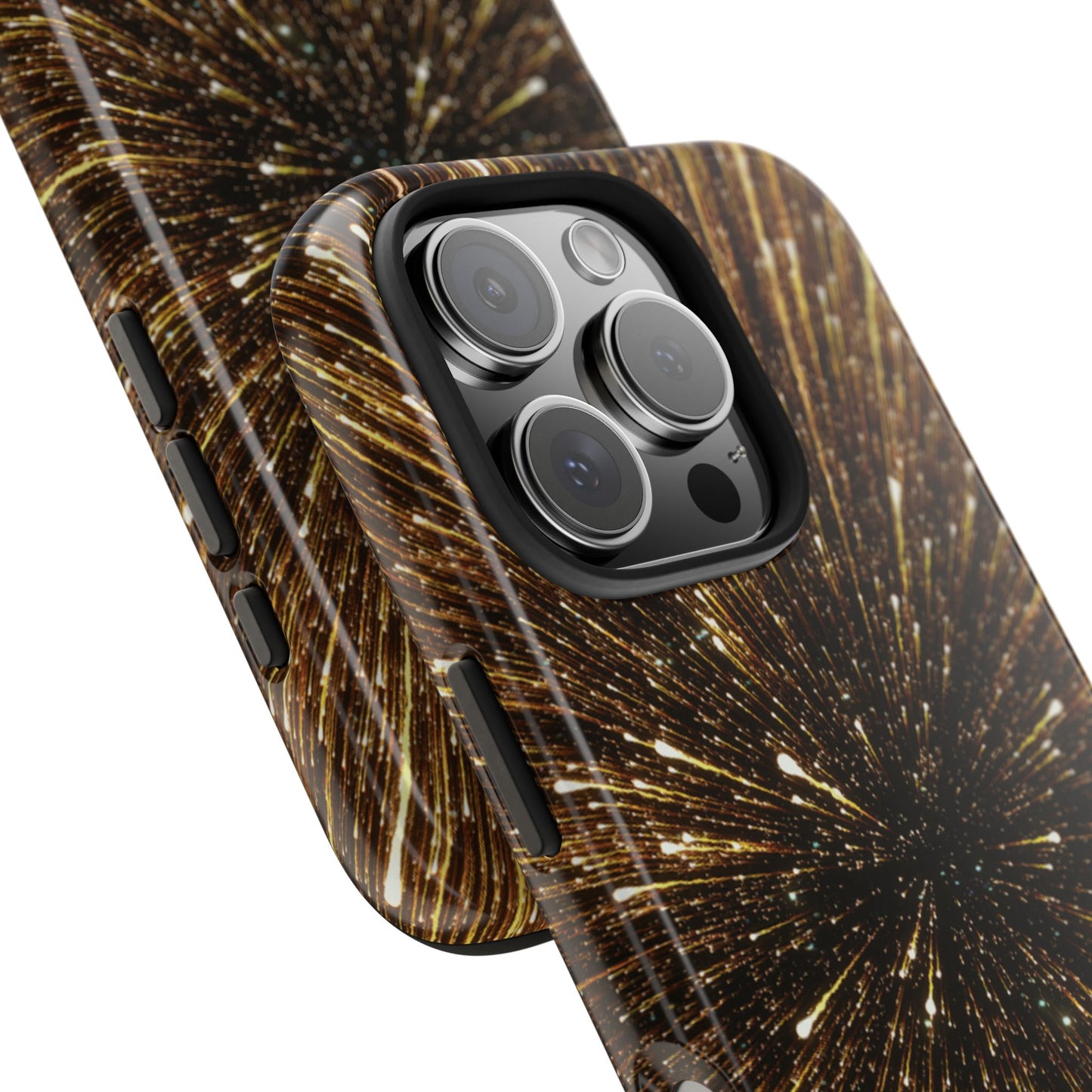 Star Burst Gold Galaxy Phone Case
