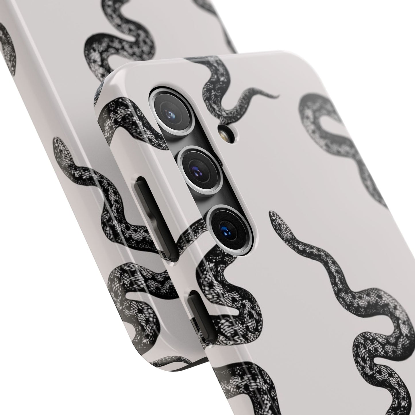 Snake Print Aesthetic Glossy Phone Case