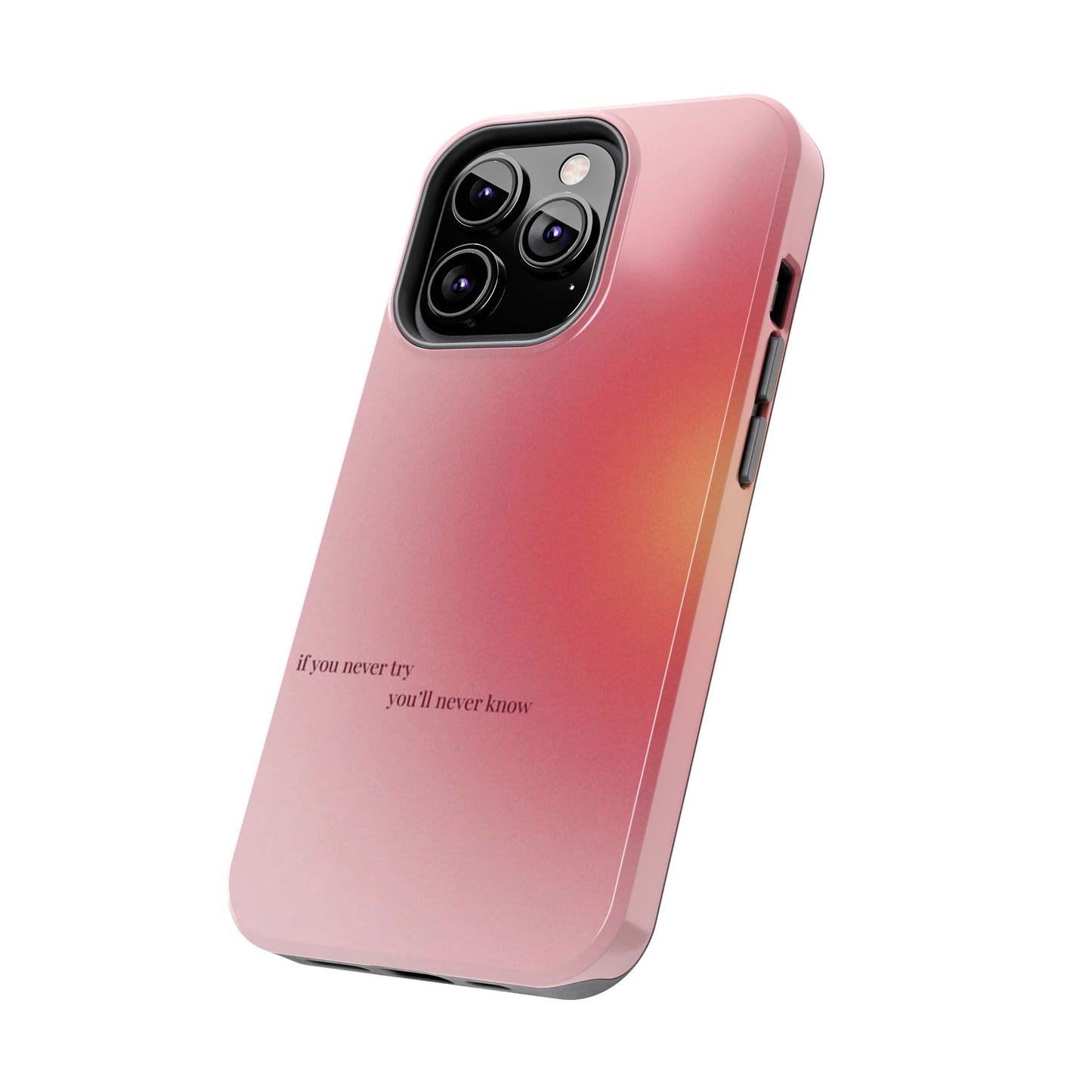 If You Never Try You’ll Never Know Phone Case