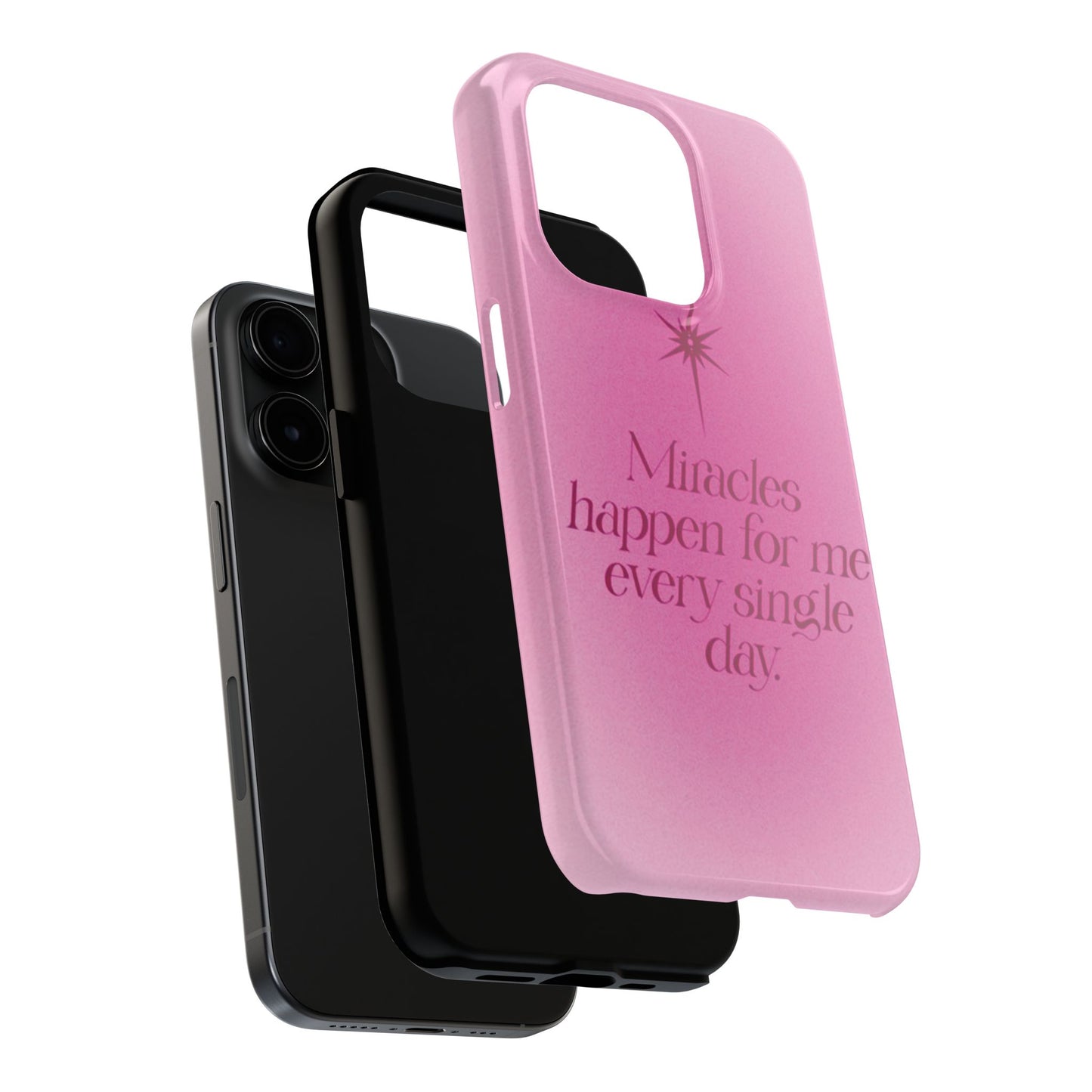 Miracles Happen Affirmation Phone Case