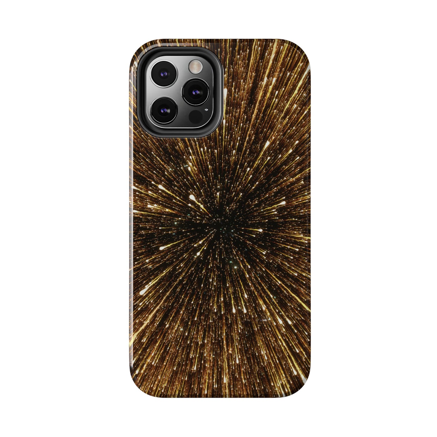 Star Burst Gold Galaxy Phone Case