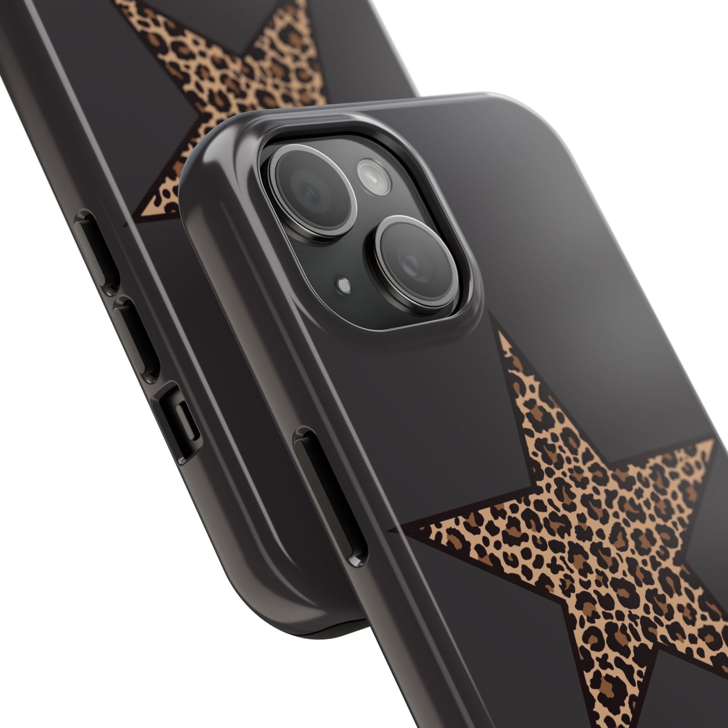 Cheetah Print Star Scandi Style Phone Case