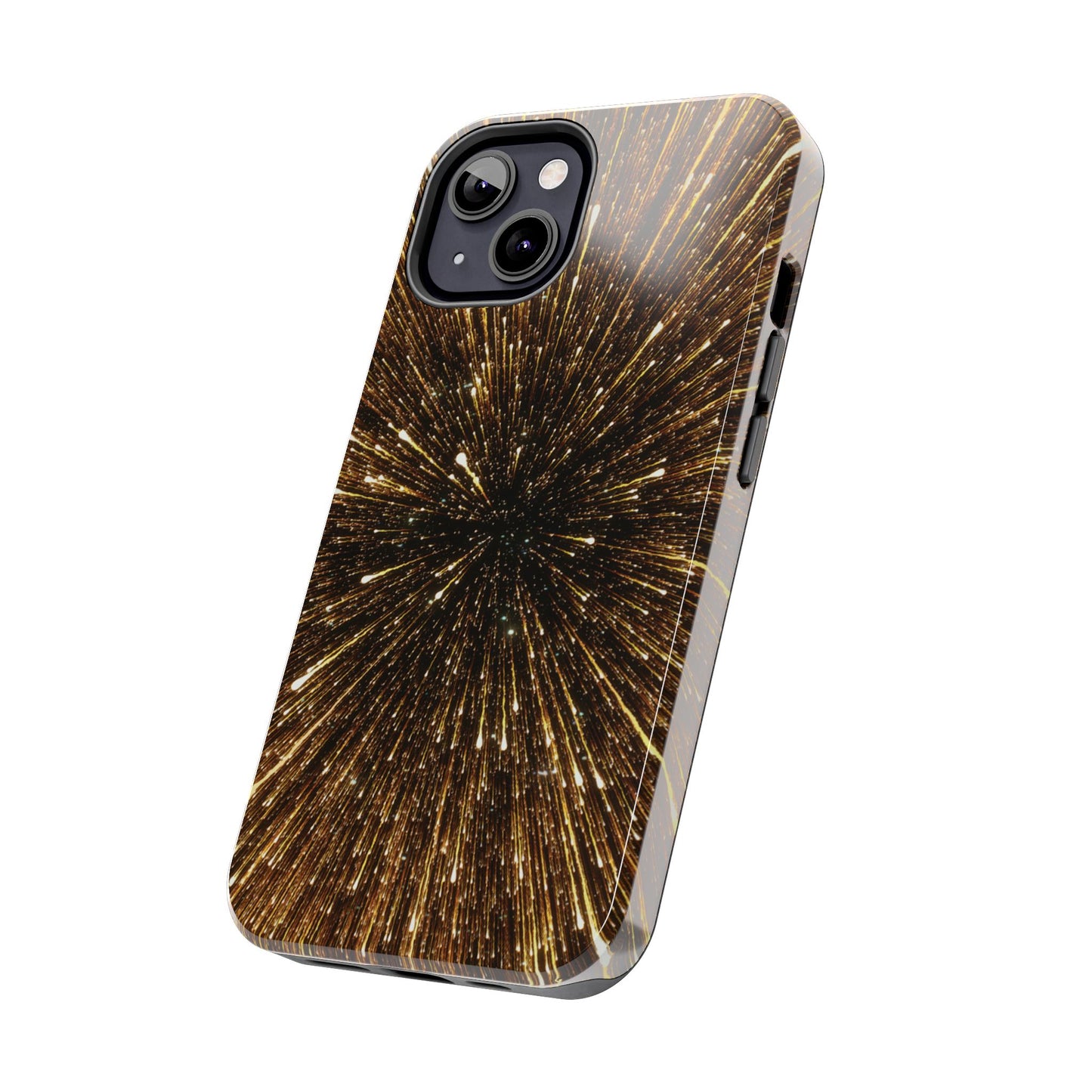 Star Burst Gold Galaxy Phone Case