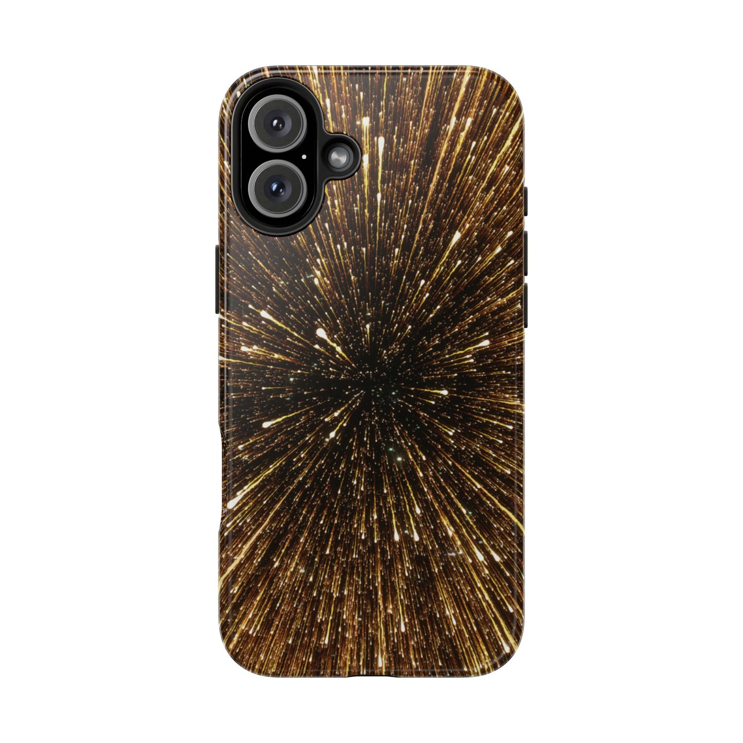 Star Burst Gold Galaxy Phone Case