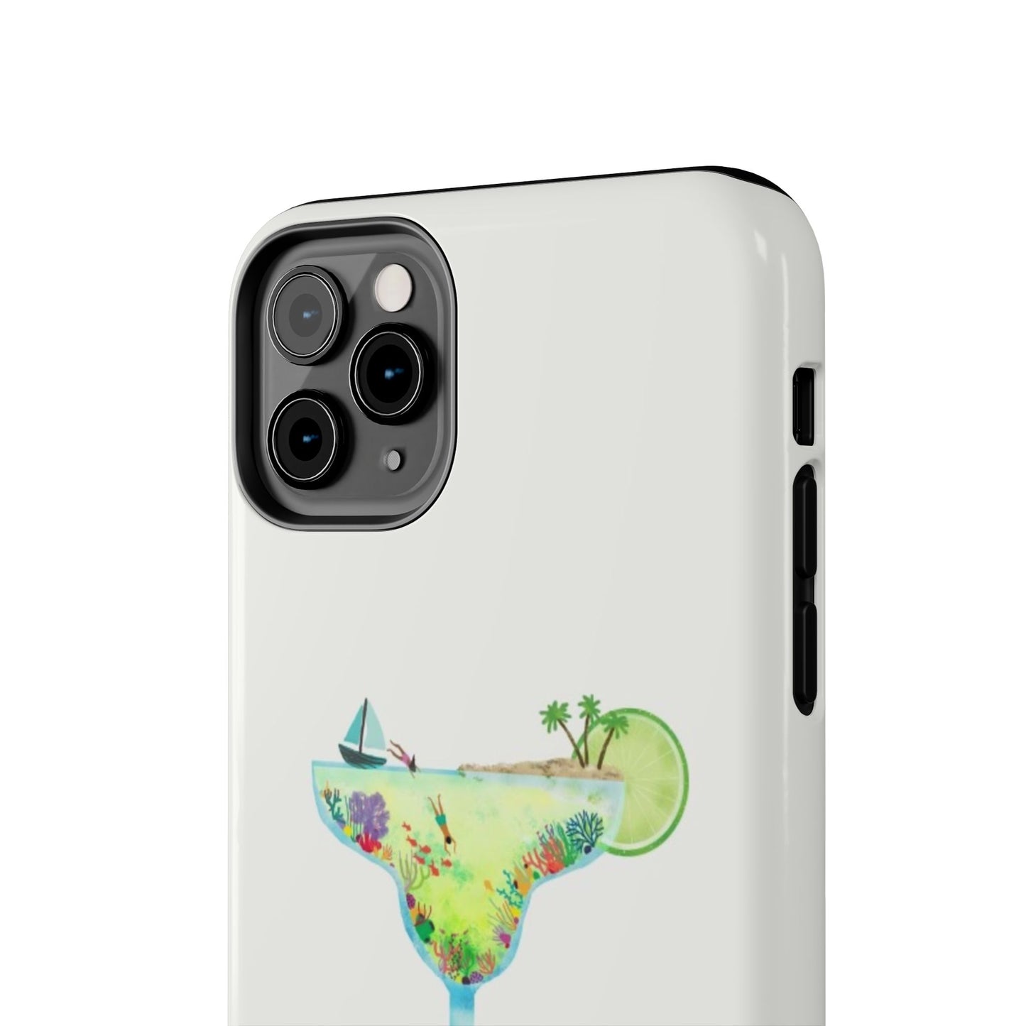 Glossy Phone Case, Summer Phone Case, Cute, Glossy Phone Case, Coastal Summer
