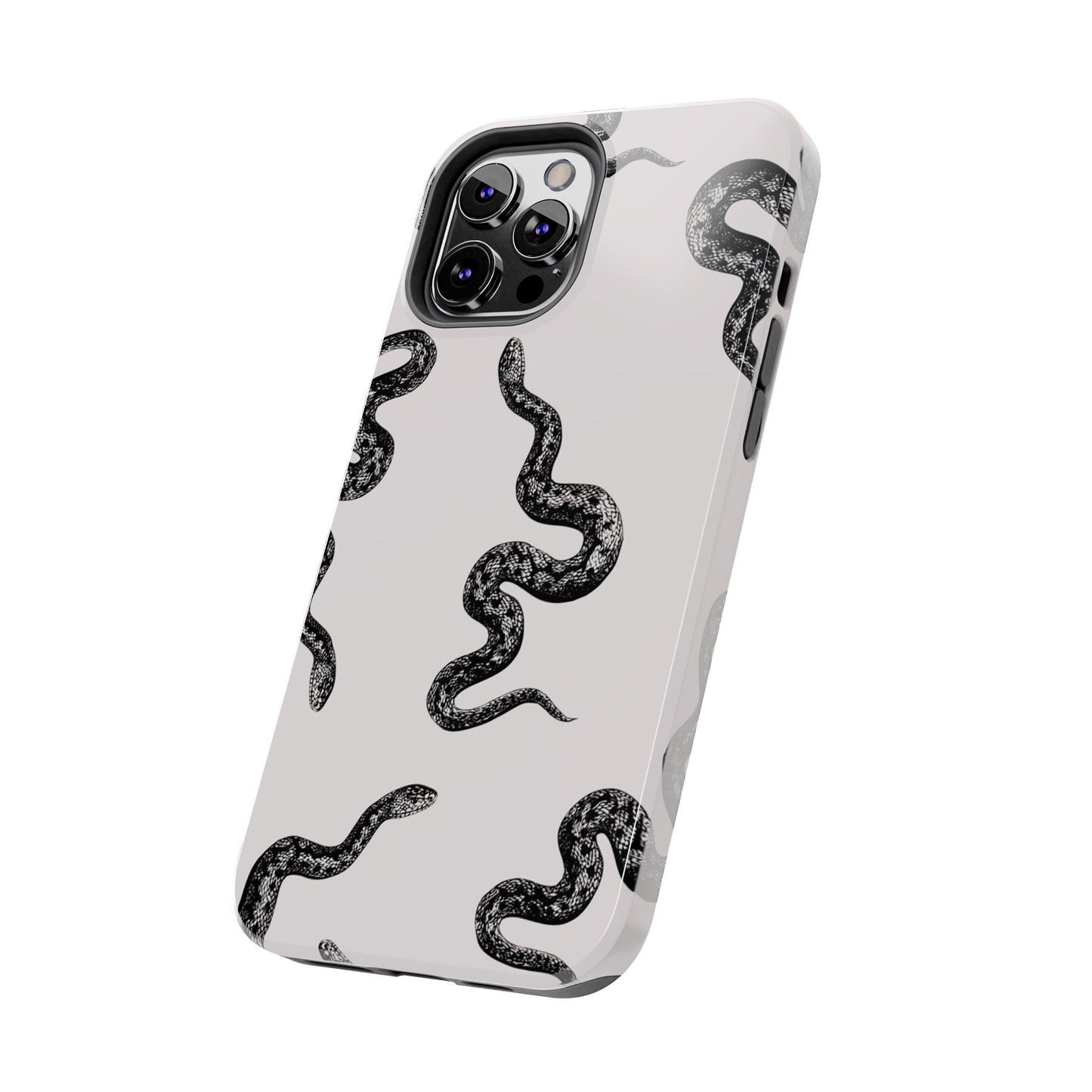 Snake Print Aesthetic Glossy Phone Case
