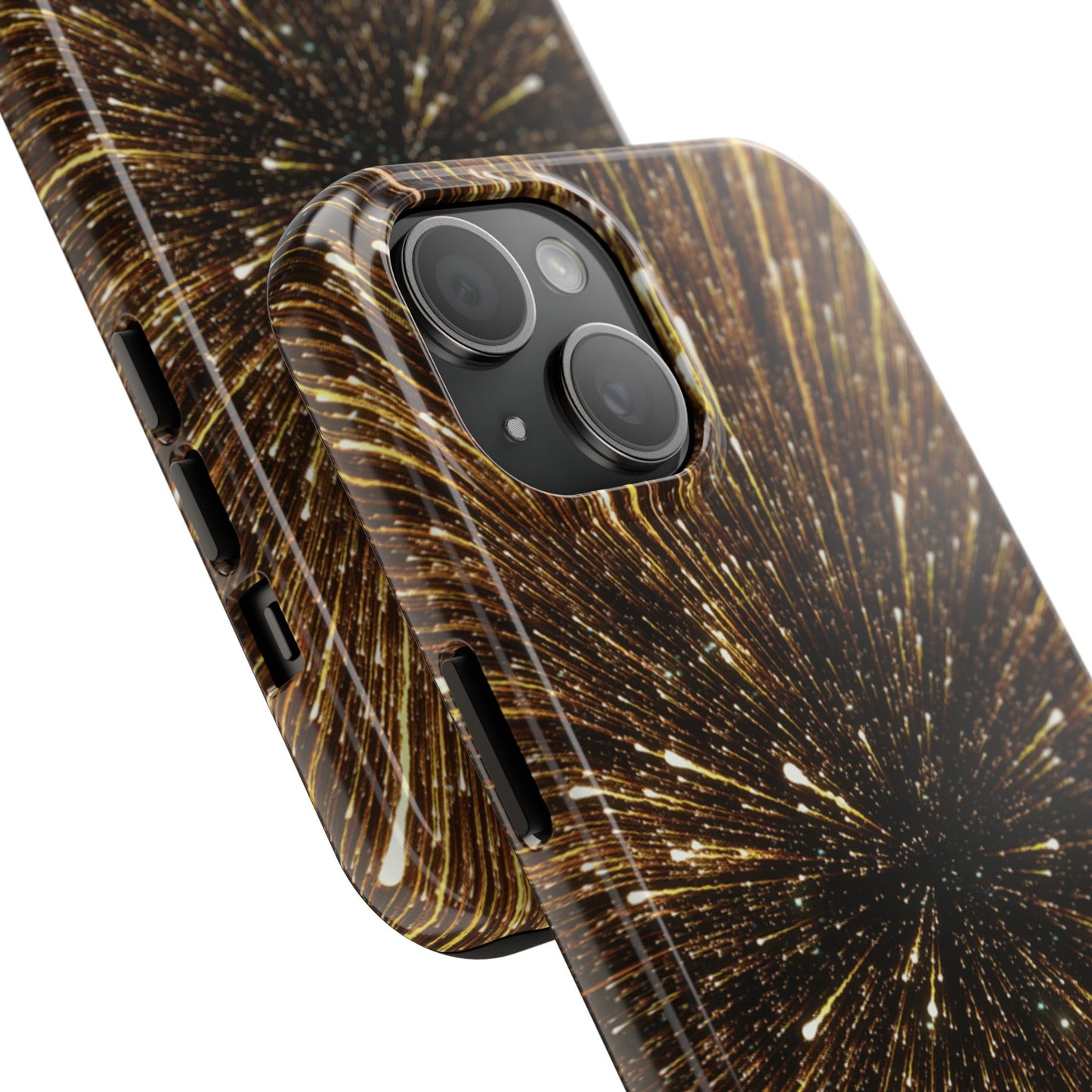 Star Burst Gold Galaxy Phone Case