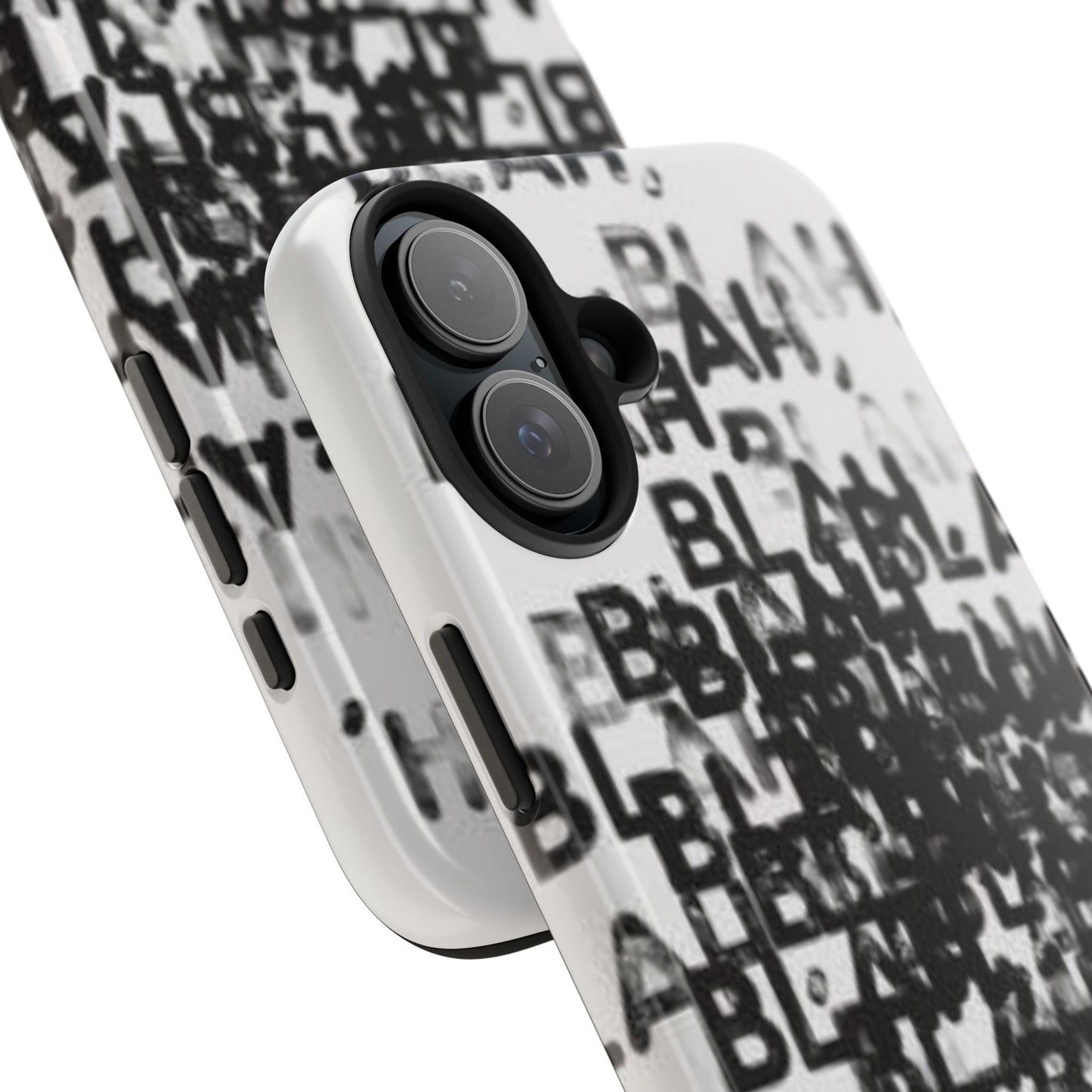 Blah Blah Blah Print Phone Case