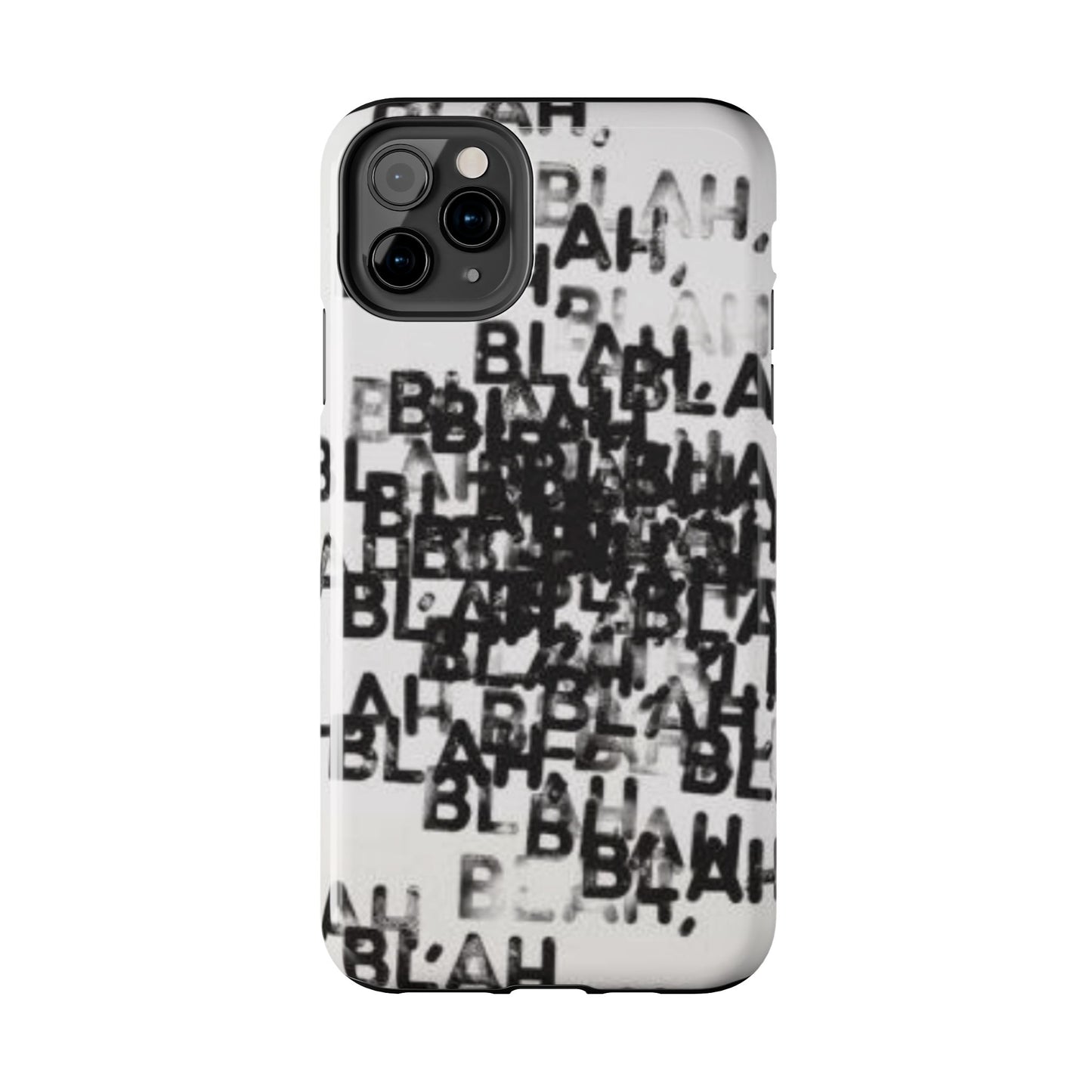 Blah Blah Blah Print Phone Case
