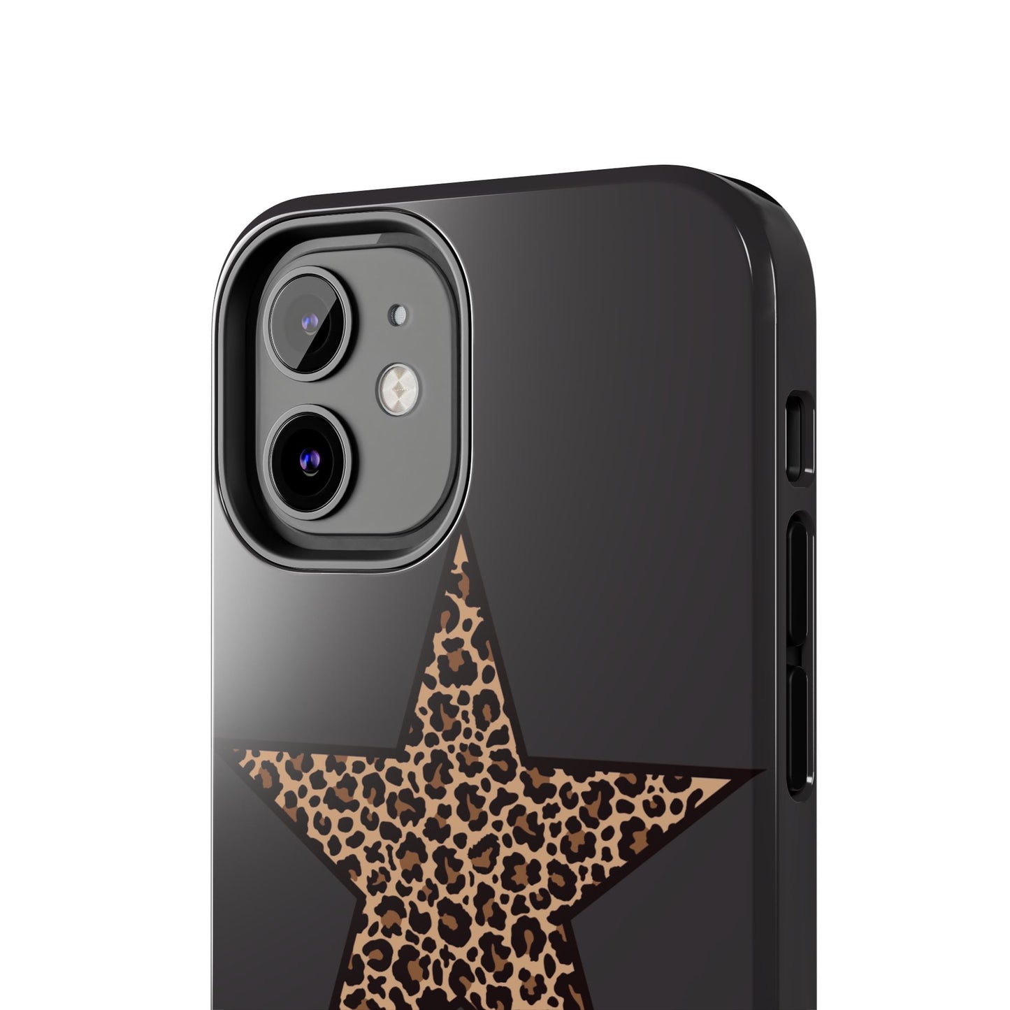 Cheetah Print Star Scandi Style Phone Case