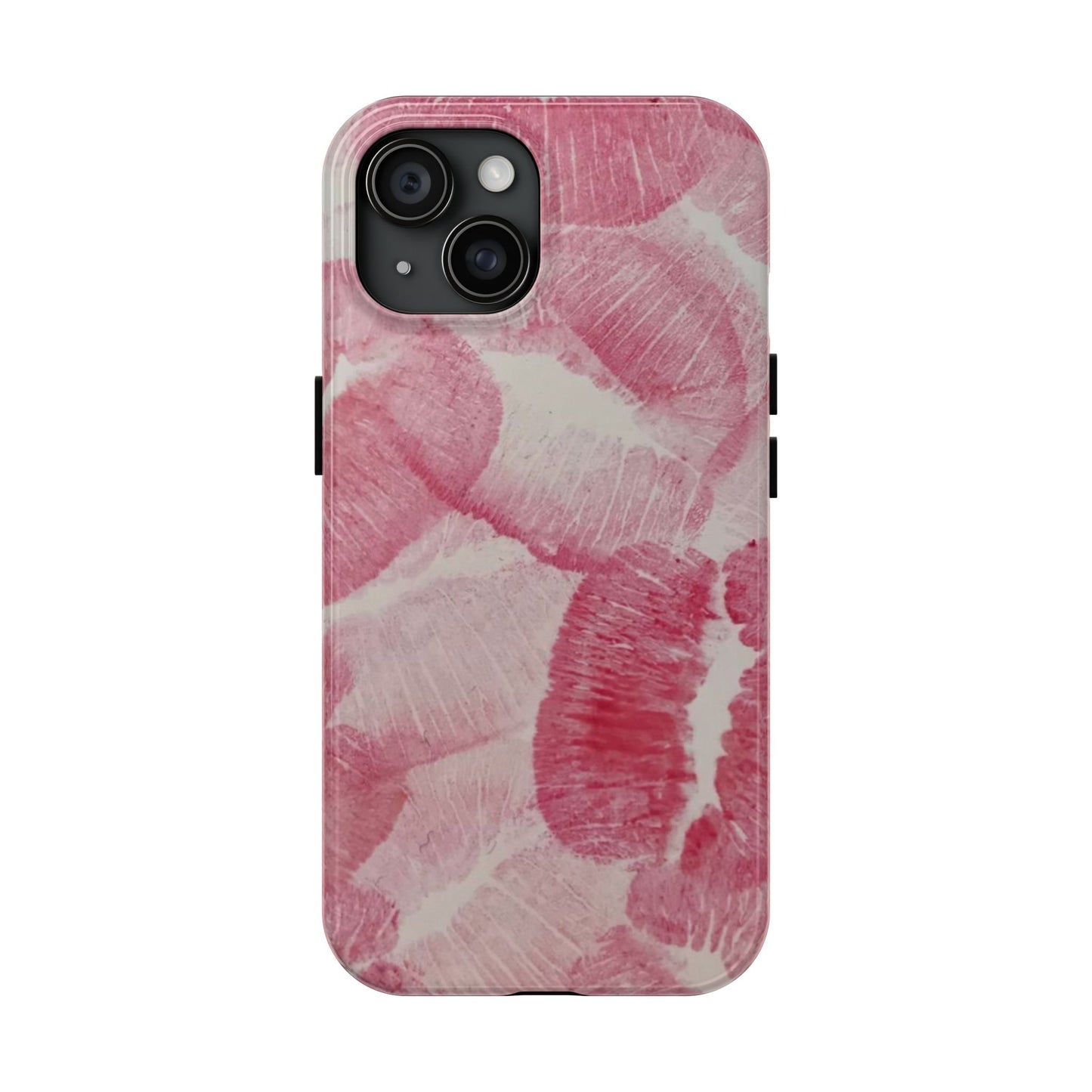 Pink Kiss Lipstick Fashion Aesthetic Glossy Phone Case