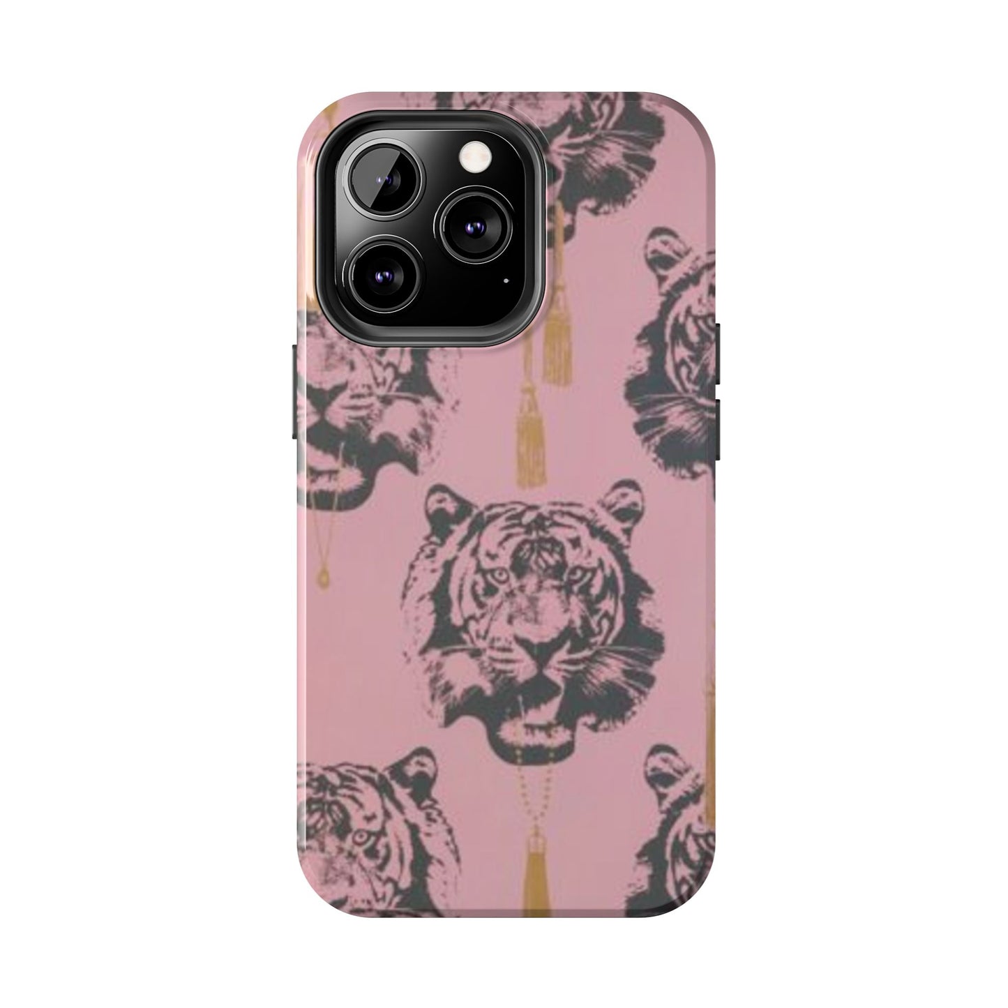 Pink Tiger Print Fashion Phone Case
