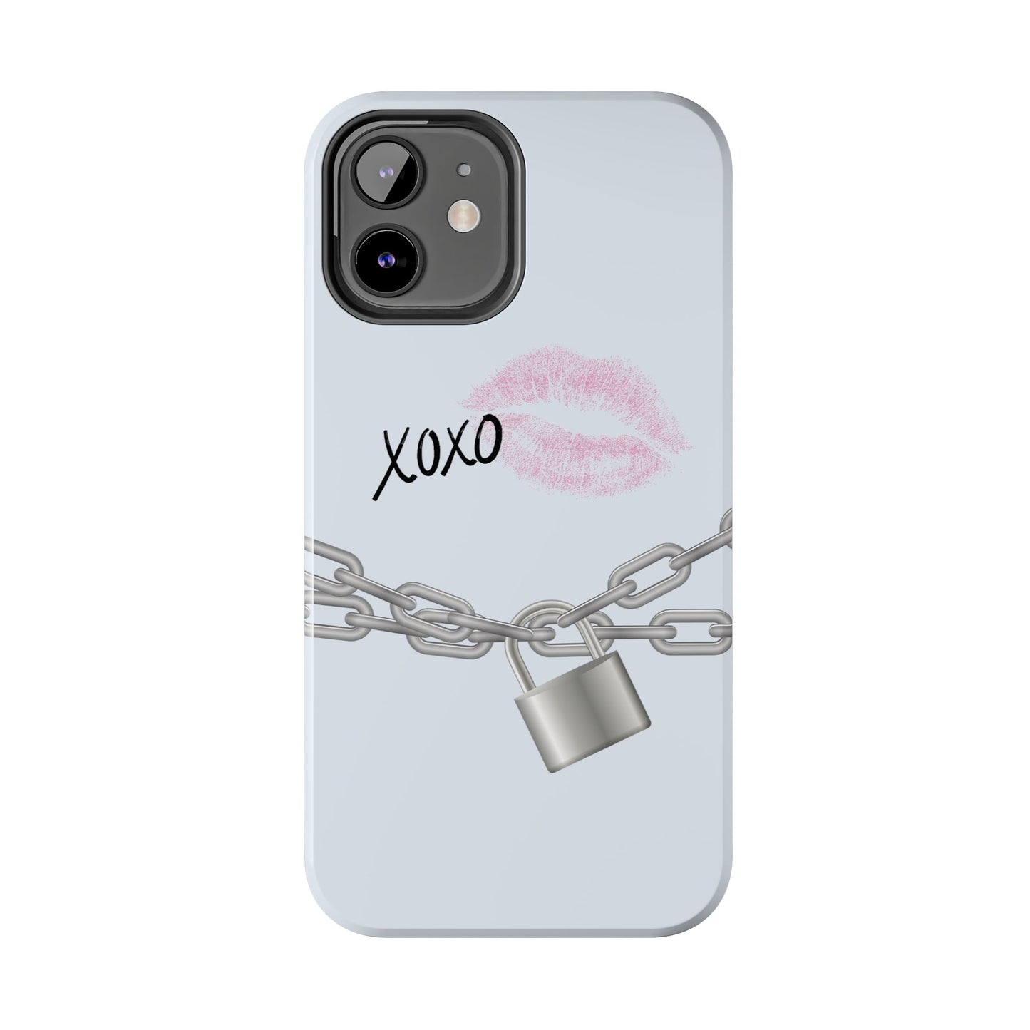 XOXO Love Lock Phone Case - Aesthetic Y2K Girly Style