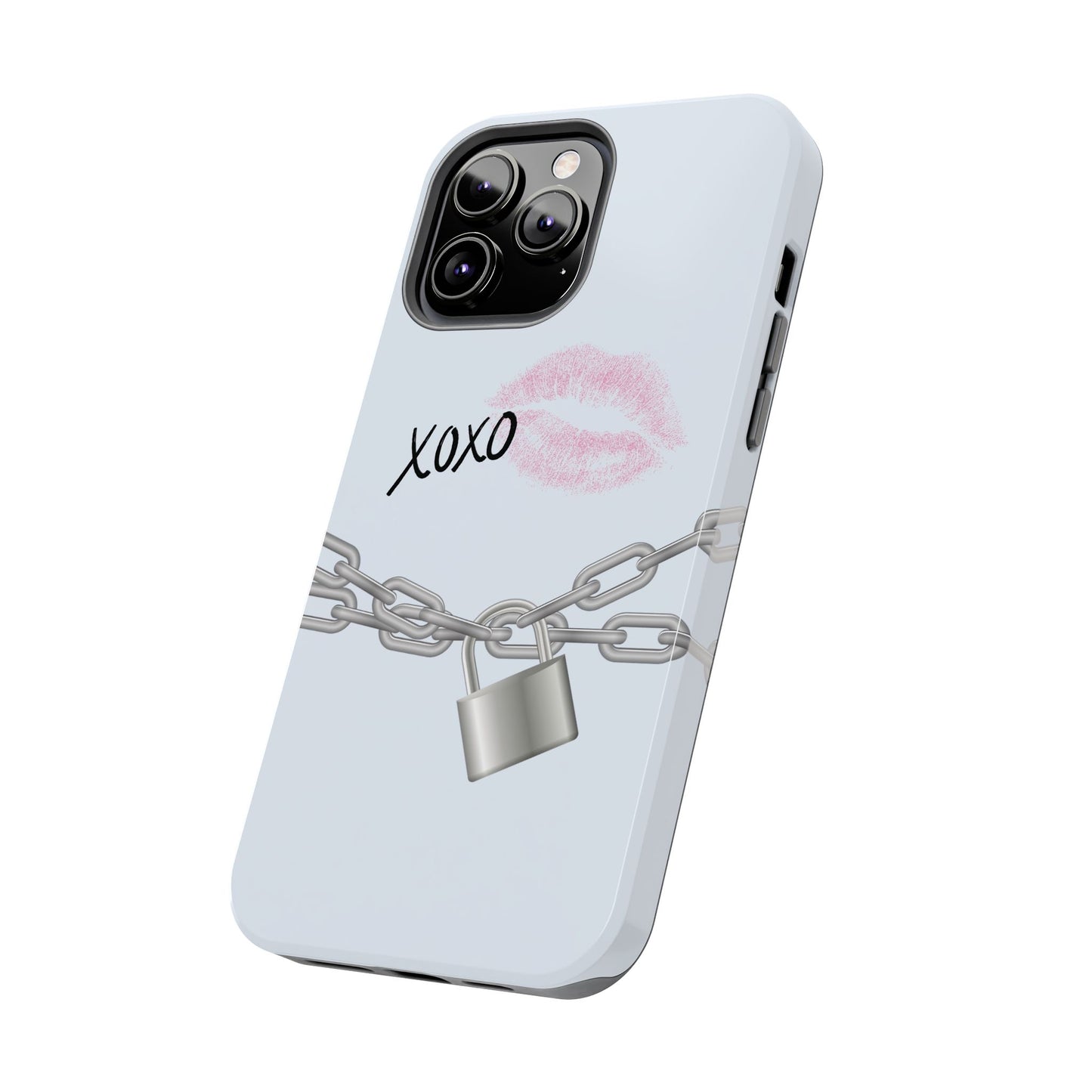 XOXO Love Lock Phone Case - Aesthetic Y2K Girly Style