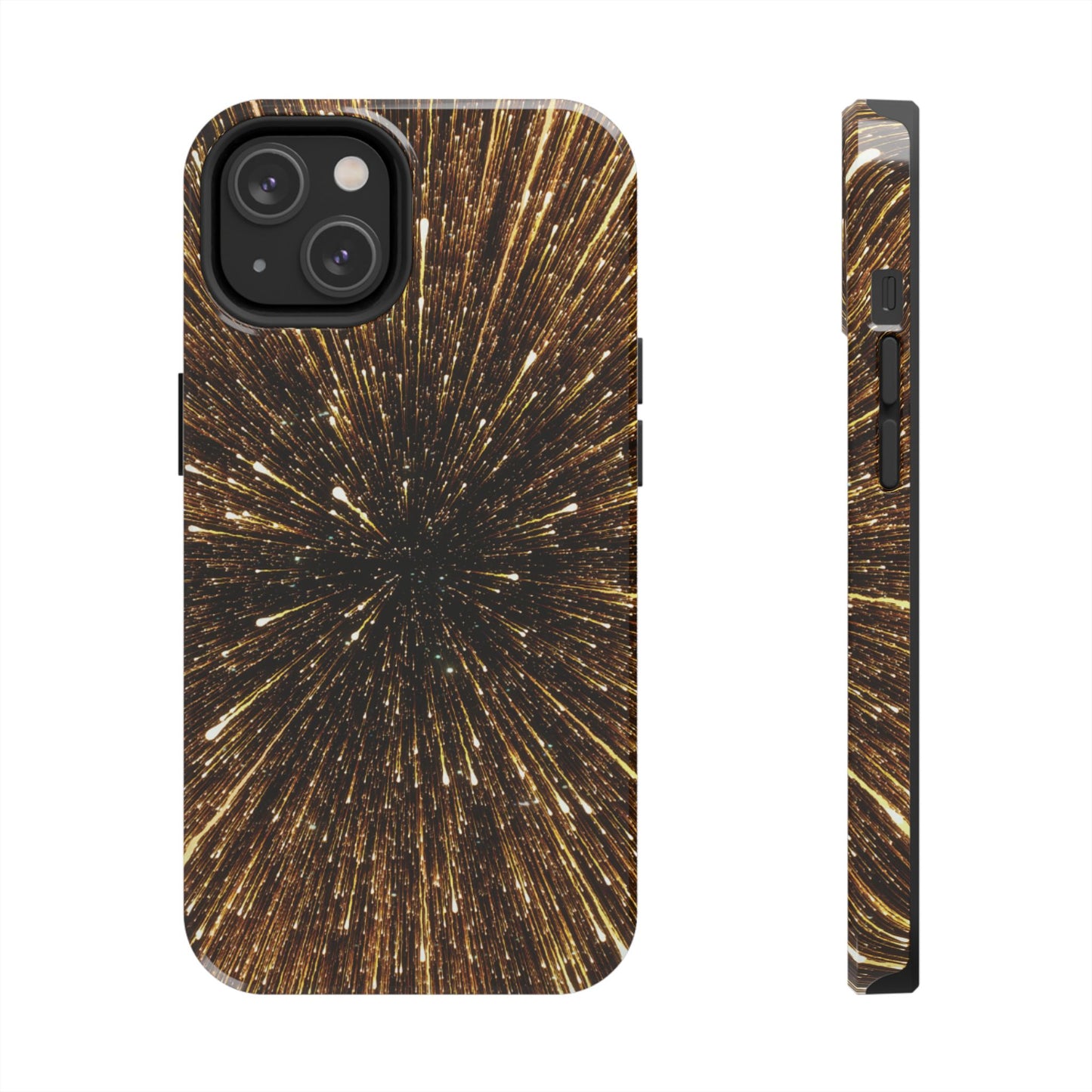 Star Burst Gold Galaxy Phone Case