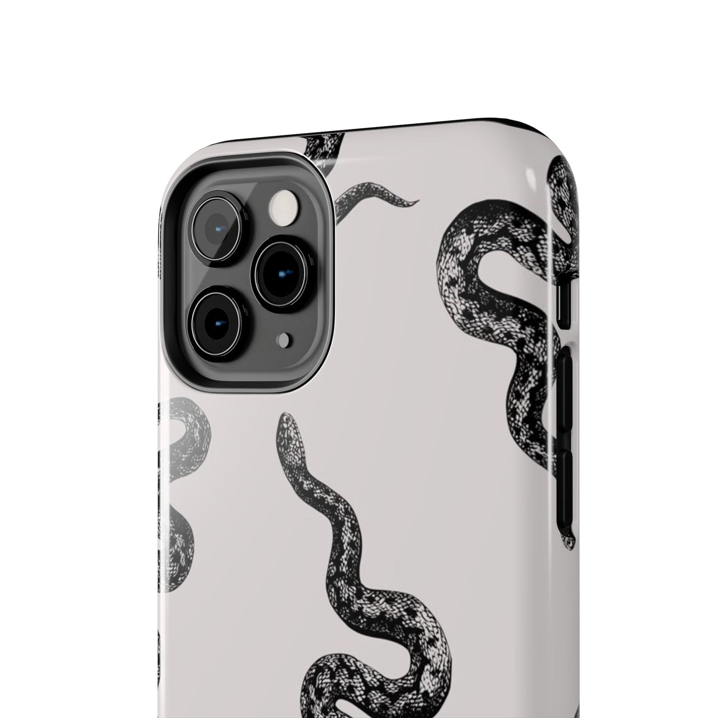 Snake Print Aesthetic Glossy Phone Case