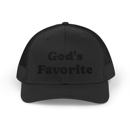 God's Favorite Snapback Trucker Cap | Stylish Hat for Everyday Wear, Gift for Him/Her, Casual Accessory, Trendy Cap