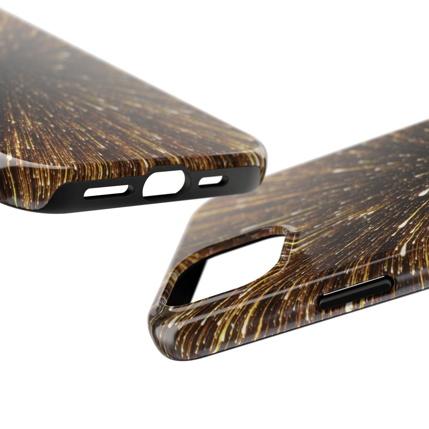 Star Burst Gold Galaxy Phone Case