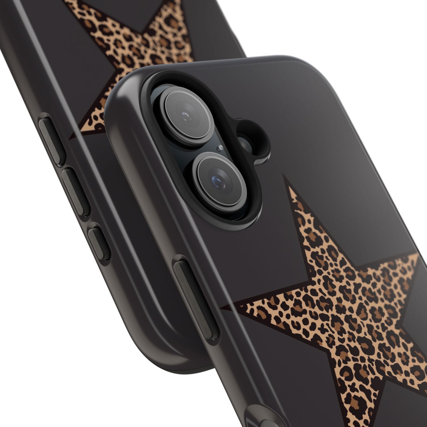 Cheetah Print Star Scandi Style Phone Case