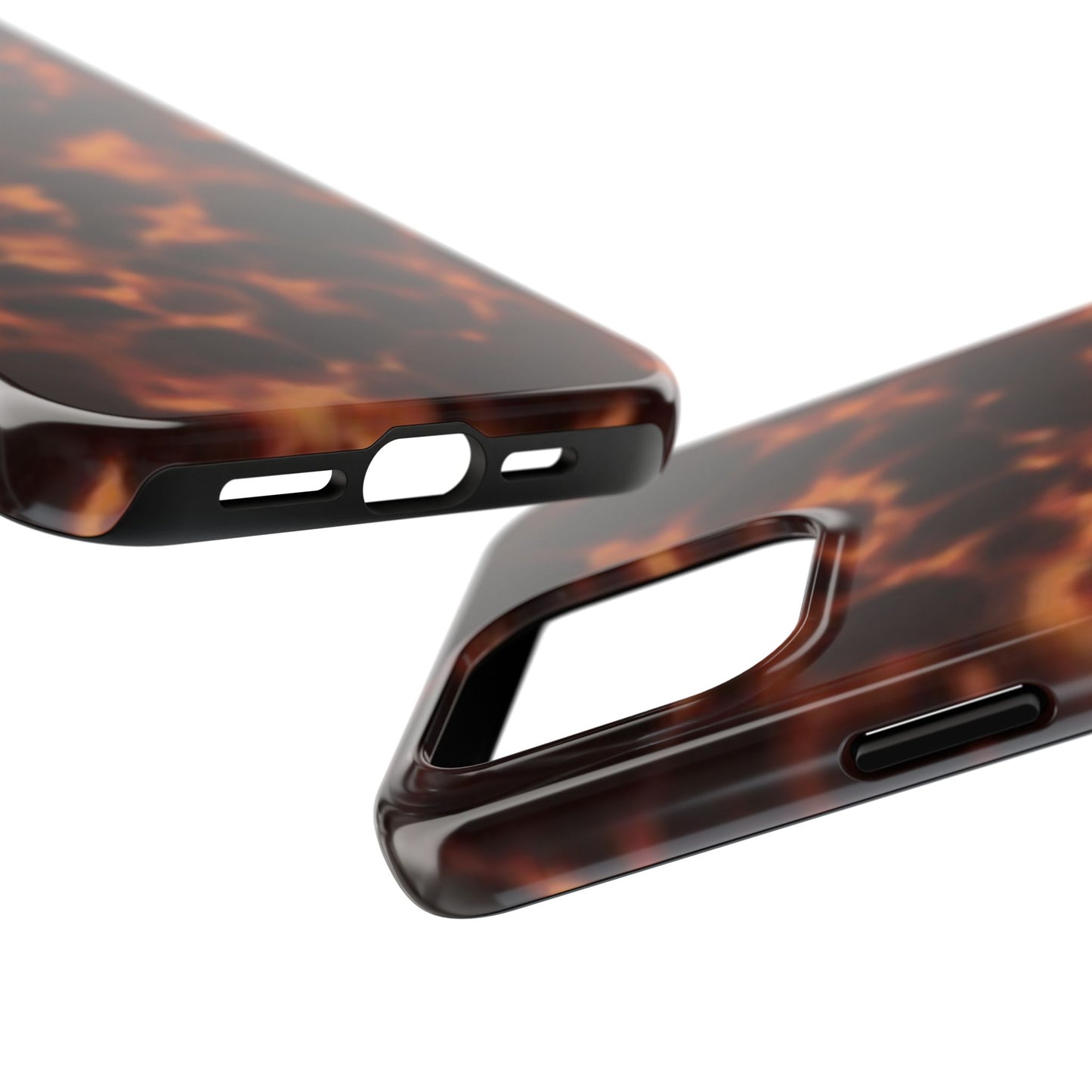 Tortoise Shell Glossy Phone Case,  Cool Girl Aesthetic