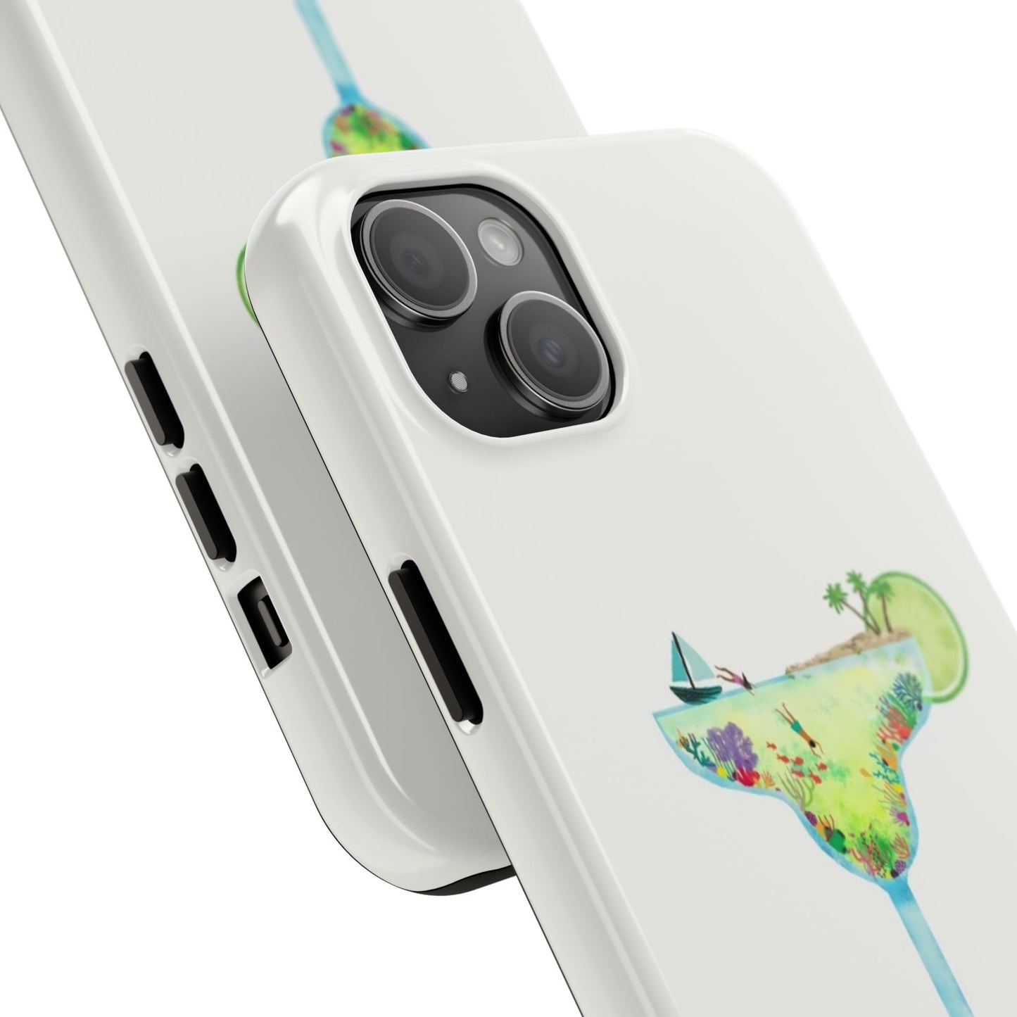 Glossy Phone Case, Summer Phone Case, Cute, Glossy Phone Case, Coastal Summer