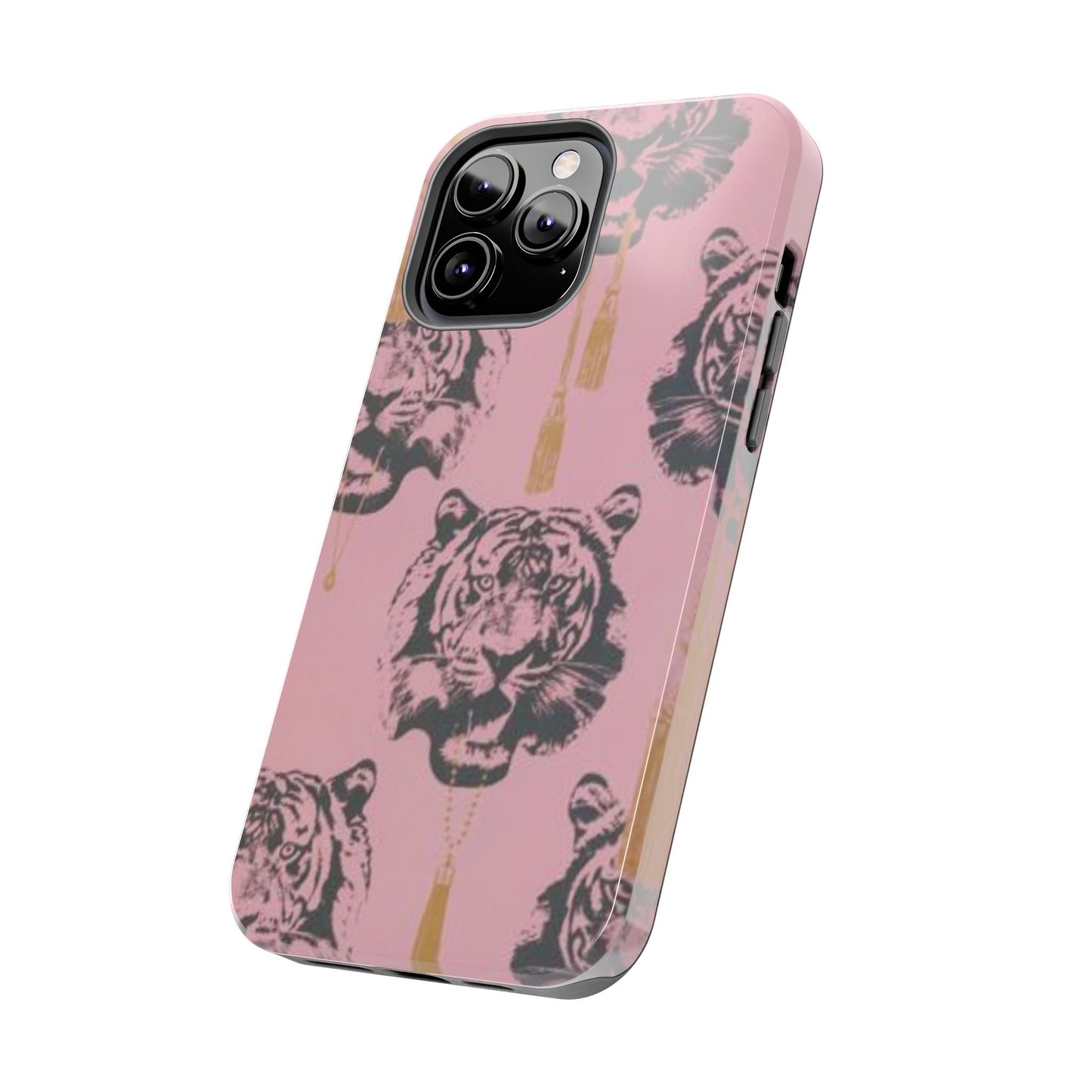 Pink Tiger Print Fashion Phone Case