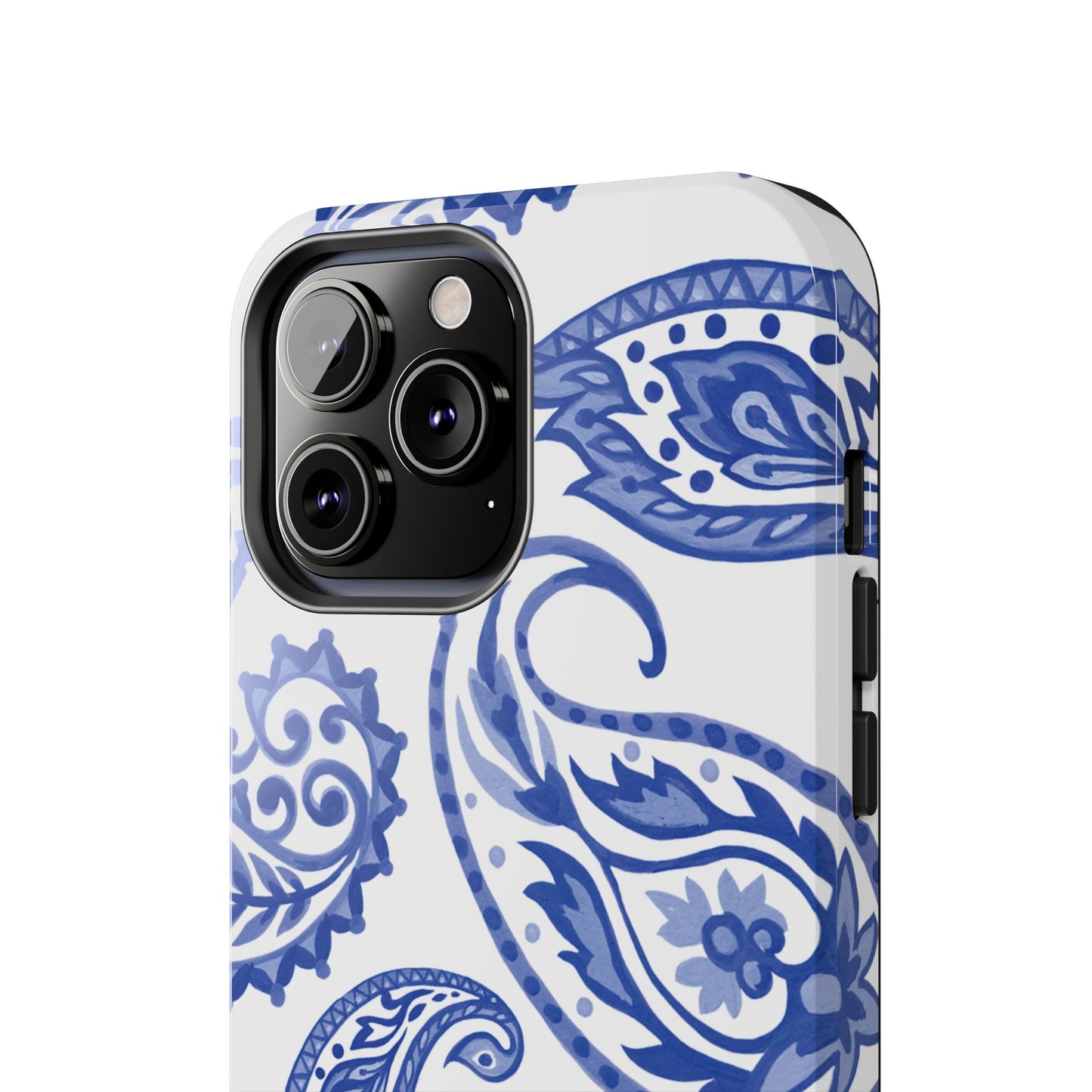 Paisley Blue and White phone case