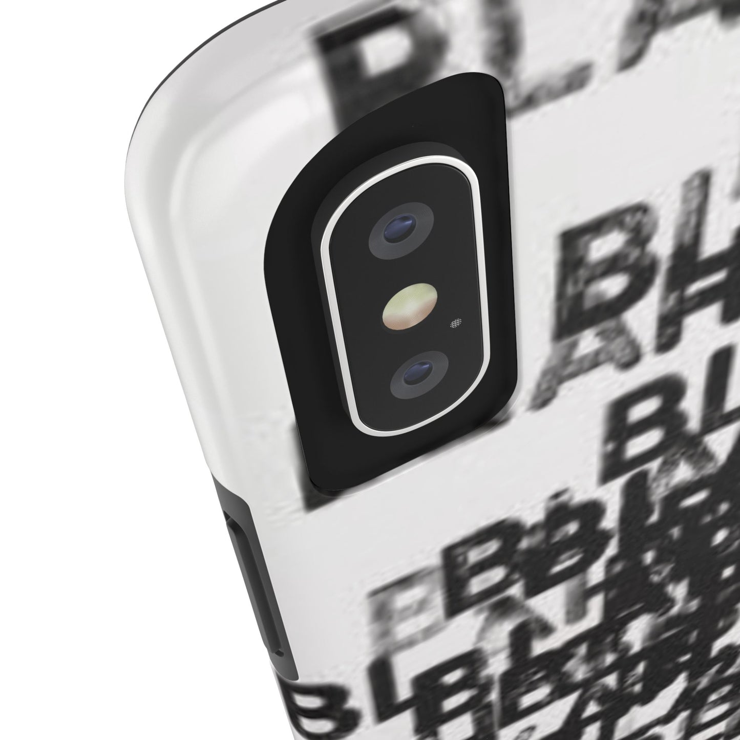 Blah Blah Blah Print Phone Case