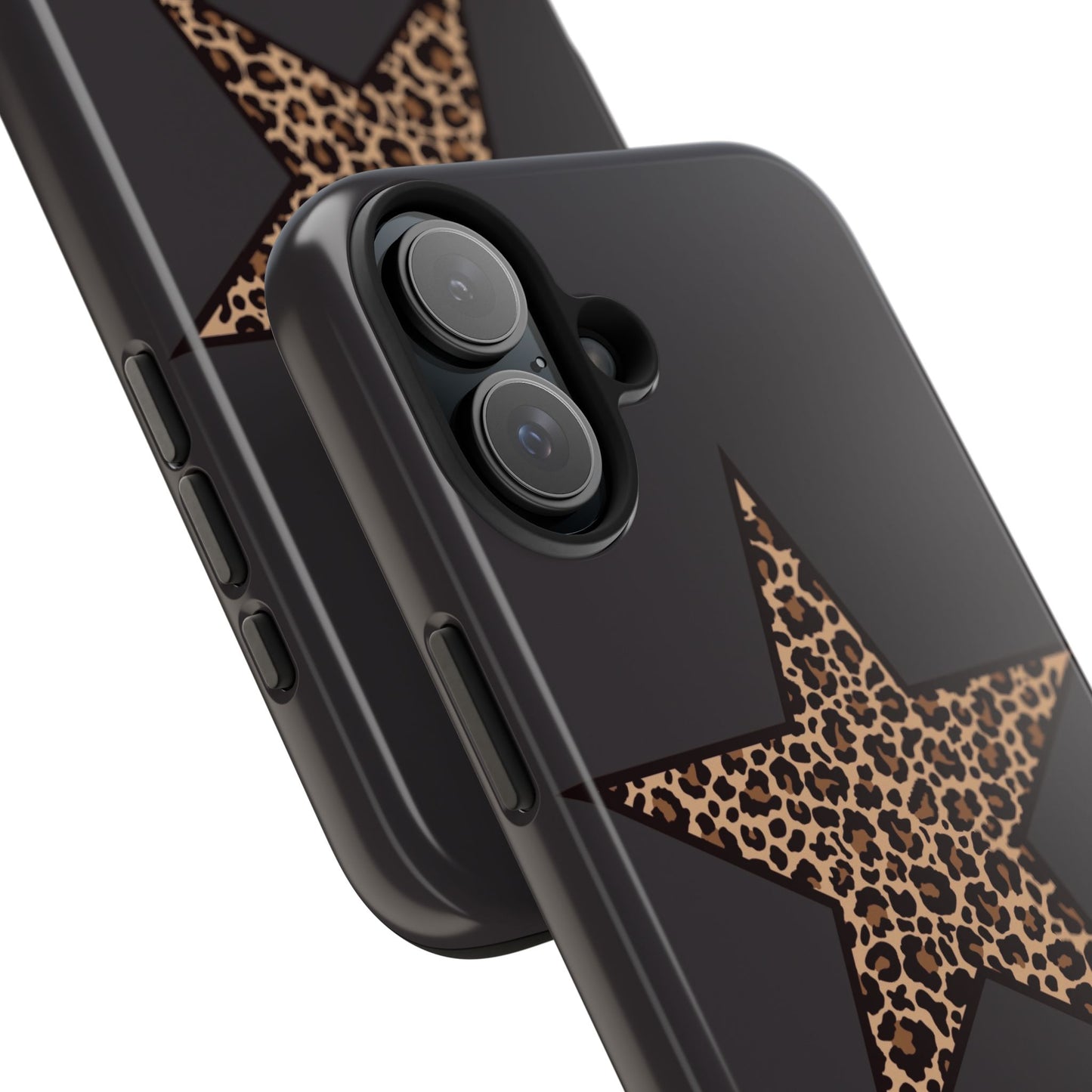 Cheetah Print Star Scandi Style Phone Case