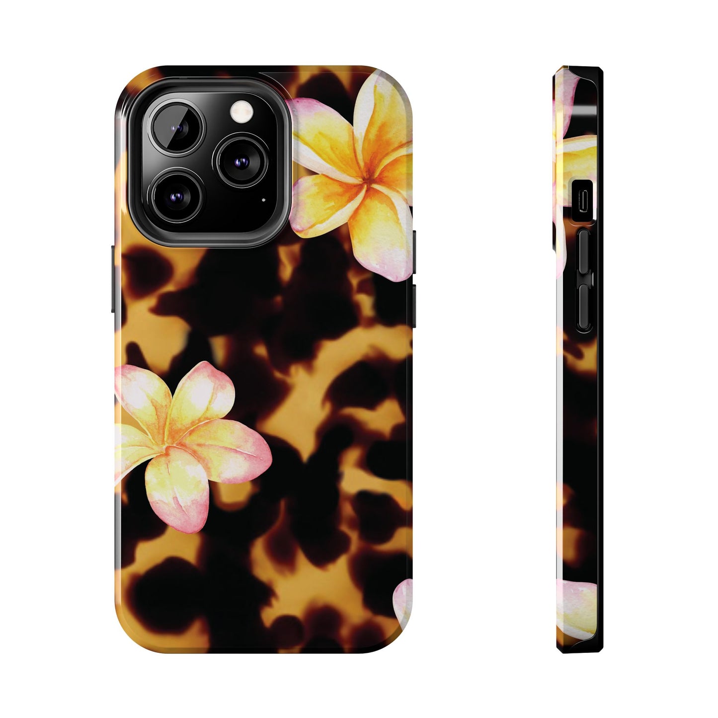 Tortoise Shell Flower Phone Case