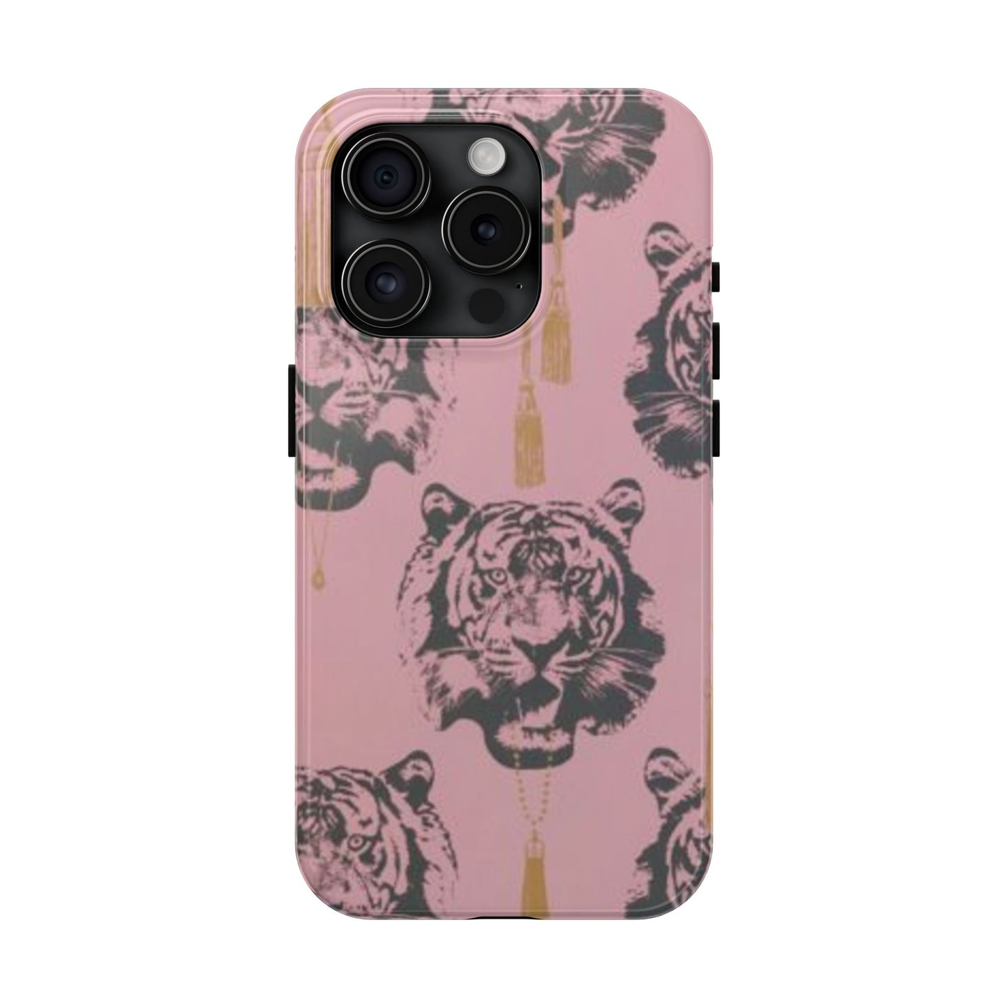 Pink Tiger Print Fashion Phone Case